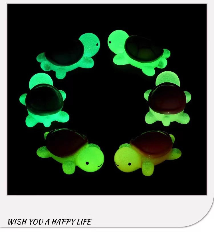 Glow-in-the-dark cute turtle doll