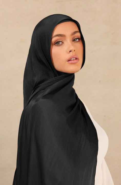 Eco-Friendly Performance Swim Hijab - Quick Dry Black