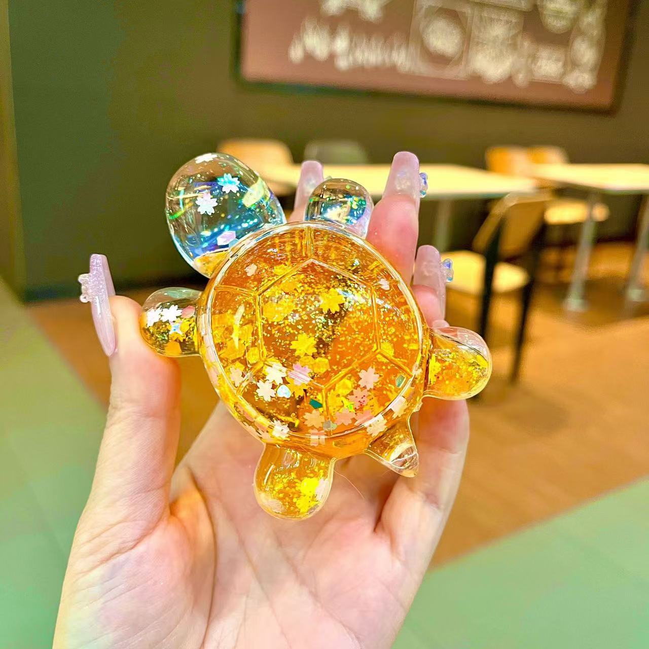 New Glitter Grandpa Turtles Luminous Room Decoration