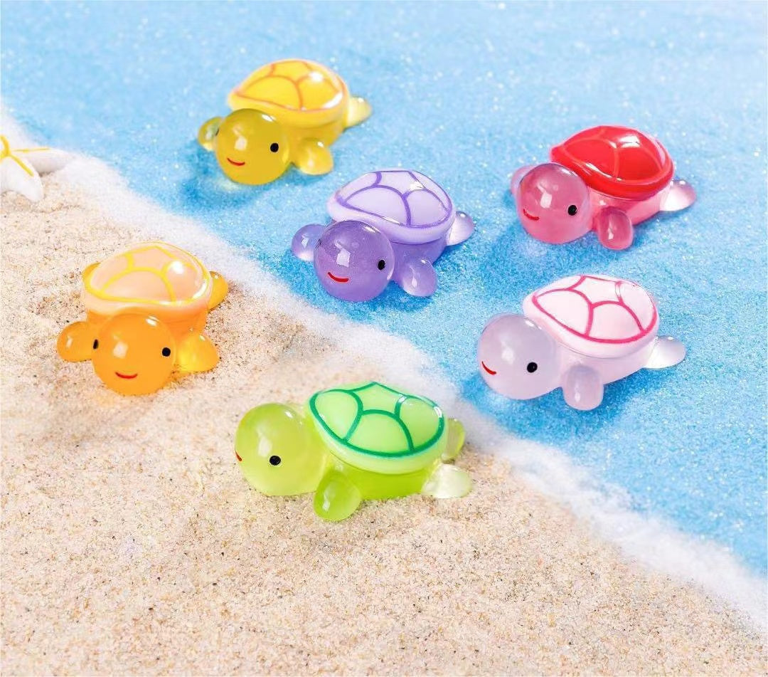 Family Turtles Lumnious Decoration Toys(No bling bags)