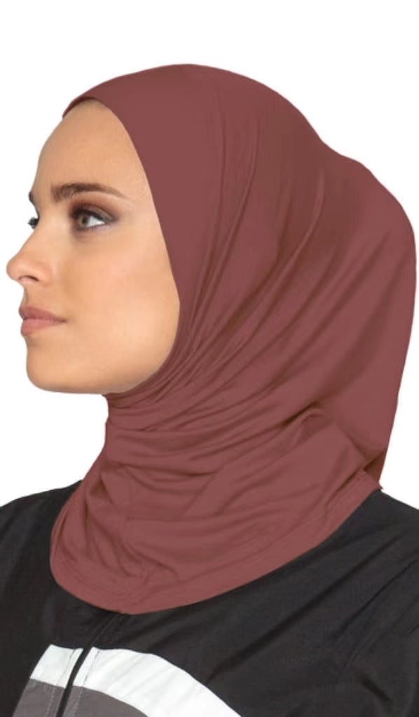 Hijab de sport luxueux et doux - Bleu marine