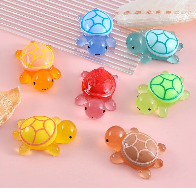 Family Turtles Lumnious Decoration Toys(No bling bags)