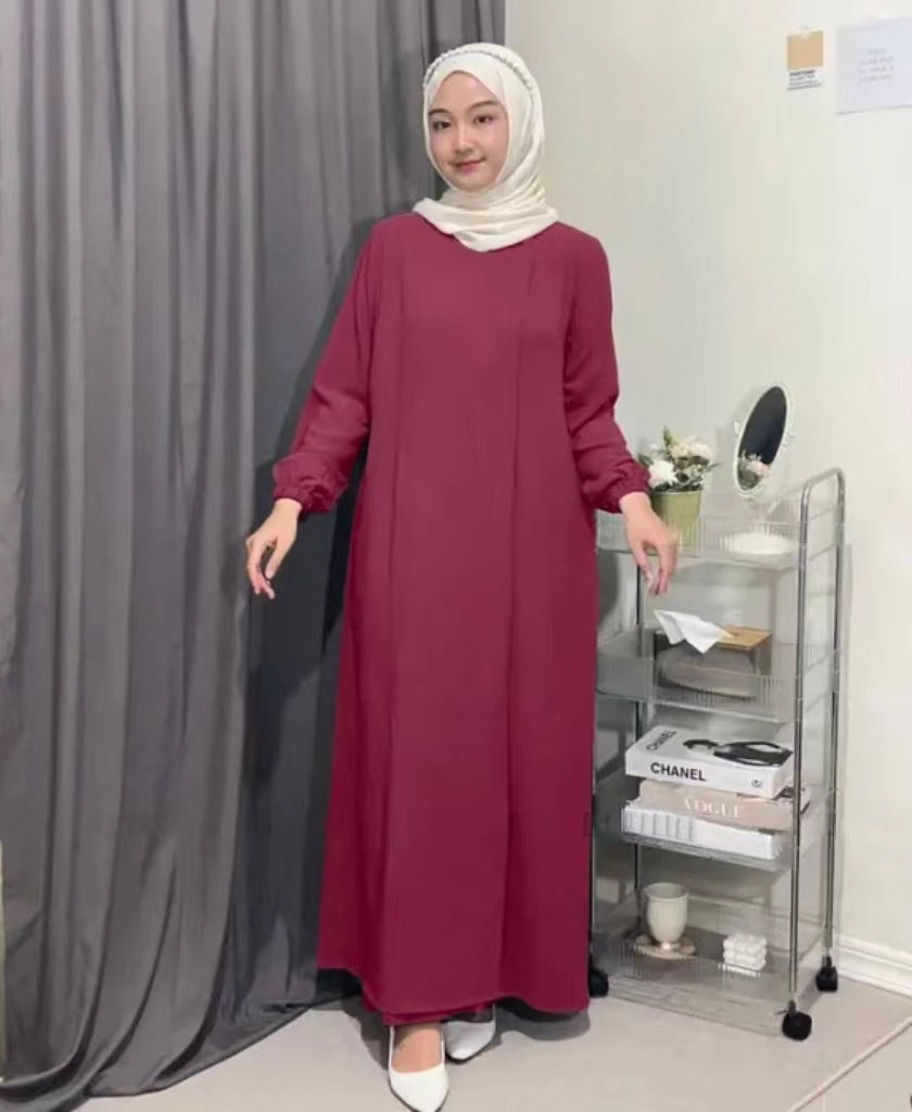 Stylish And Comfortable Arsyinta Gamis Crinkle Dress