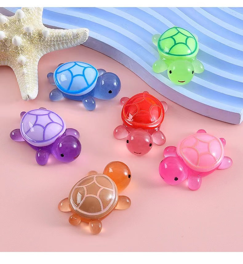 Family Turtles Lumnious Decoration Toys(No bling bags)