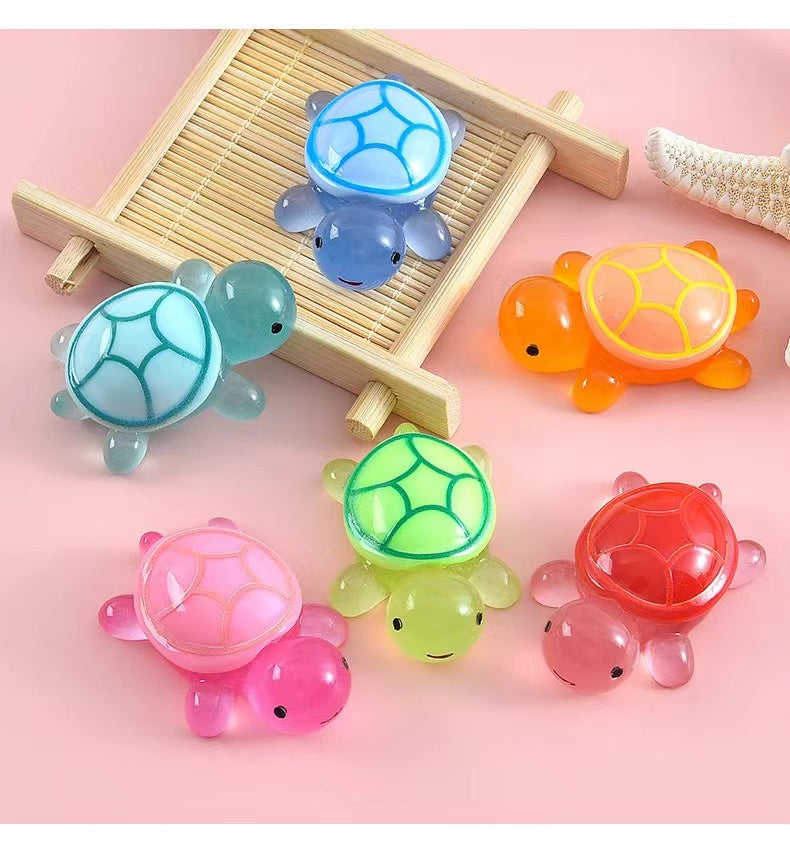 Family Turtles Lumnious Decoration Toys(No bling bags)