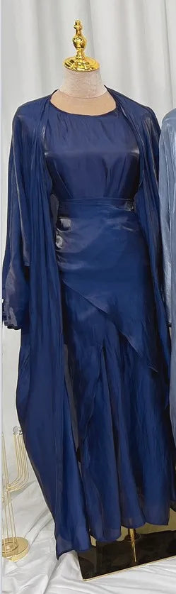 Dernière conception de vêtements ethniques à manches longues pour femmes musulmanes traditionnelles abaya robe maxi 