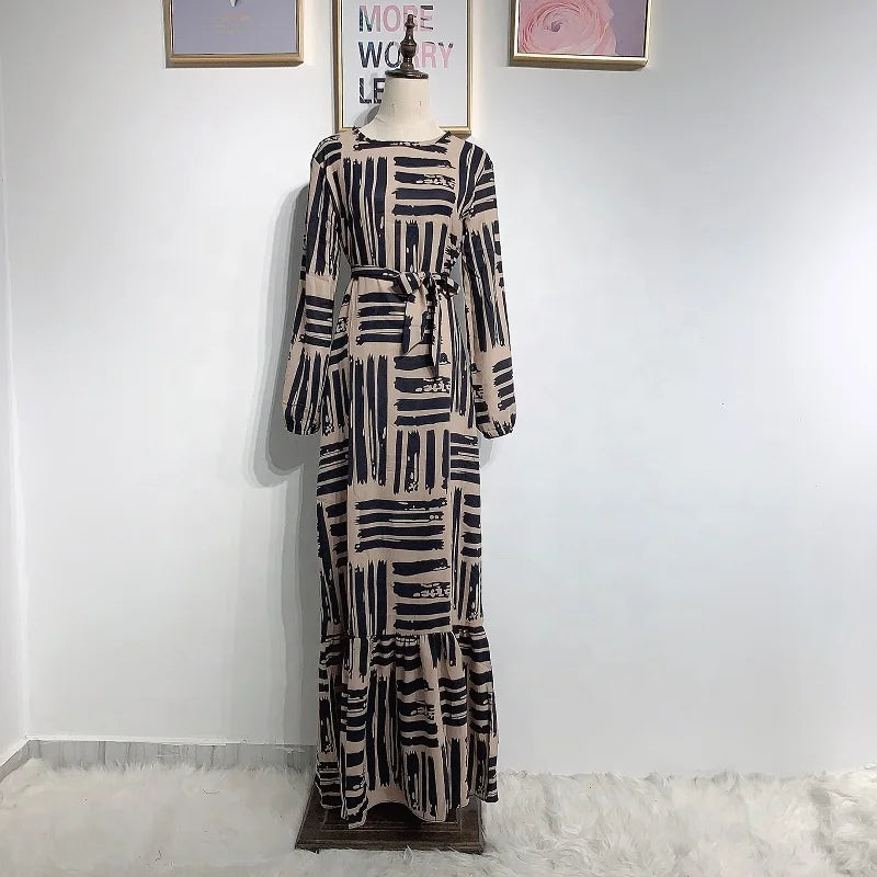 Wholesale Muslim fashion Dubai Abaya Turkey hijab summer dress Islamic clothing