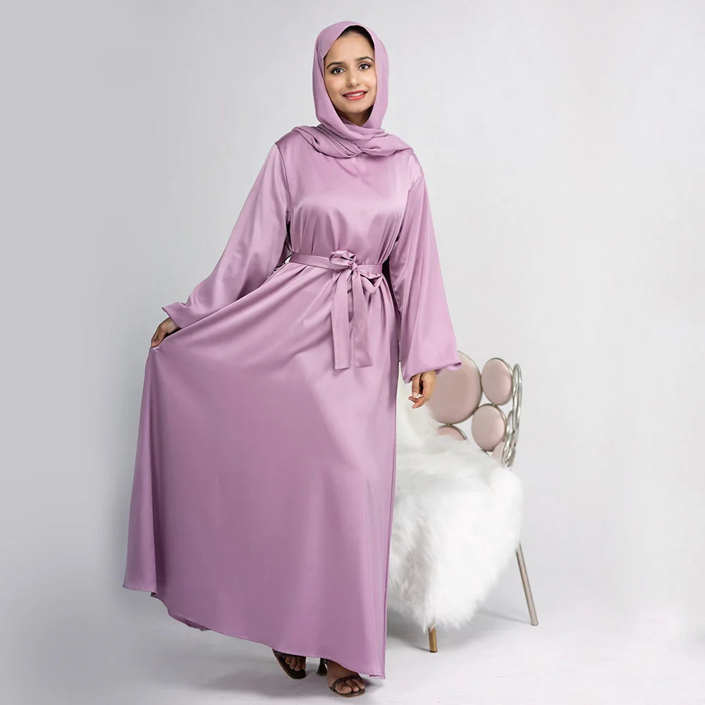 2023 Loriya Fashion Muslim Islamic Clothing Modest Dresses Simple Design Muslim Women Plain Abaya