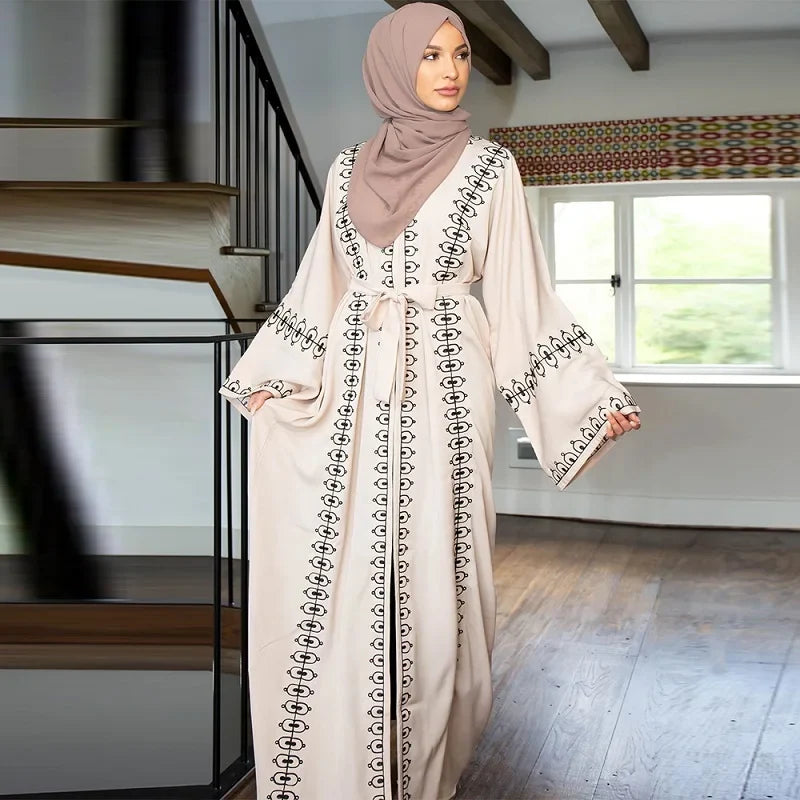 Turkey Cardigan Abaya EID hijab Muslim dress Islamic Clothing Abayas for Women