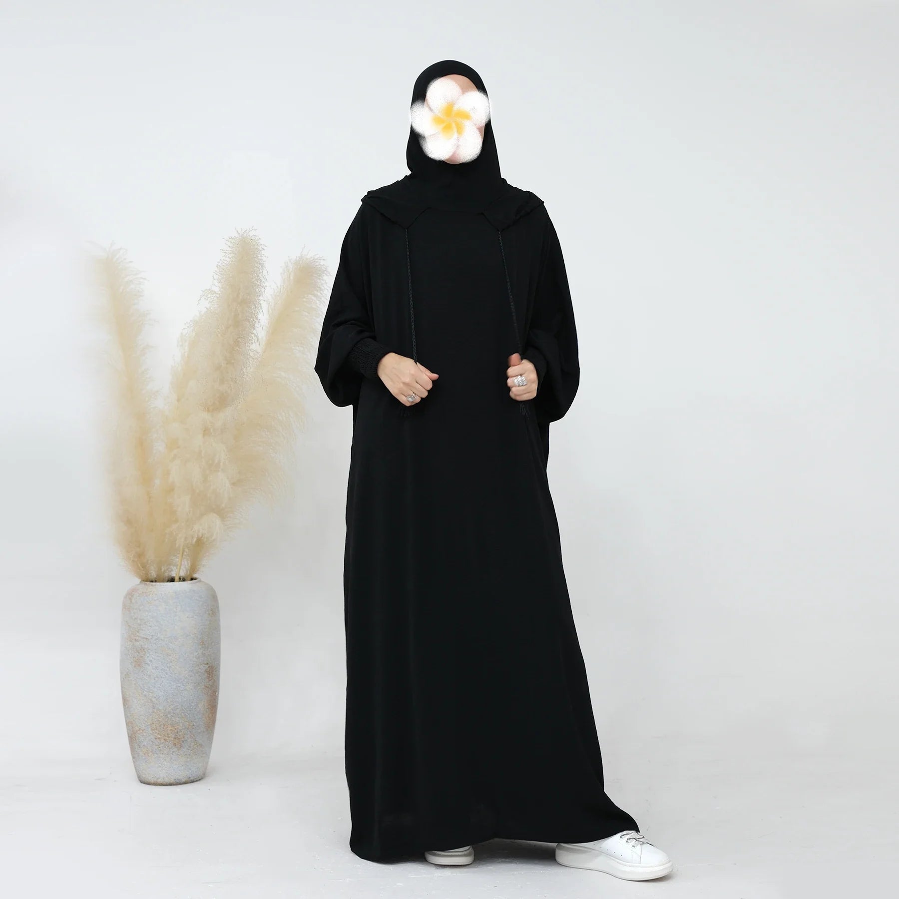 Sweats à capuche Loriya Vêtements modestes islamiques Abaya de sport Robes musulmanes pour femmes Ramadan Abaya Vêtements islamiques 