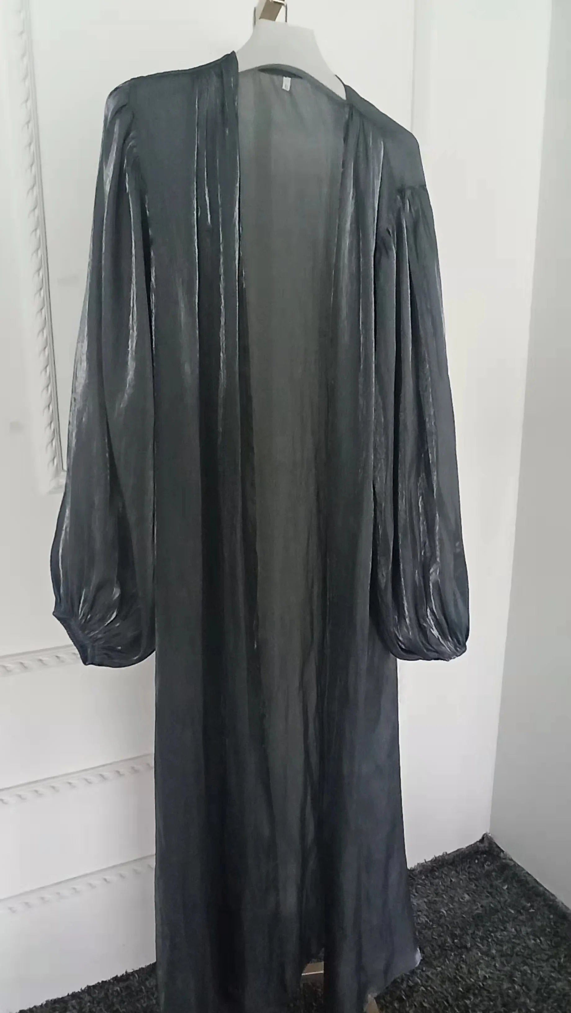 Dernière conception de vêtements ethniques à manches longues pour femmes musulmanes traditionnelles abaya robe maxi 