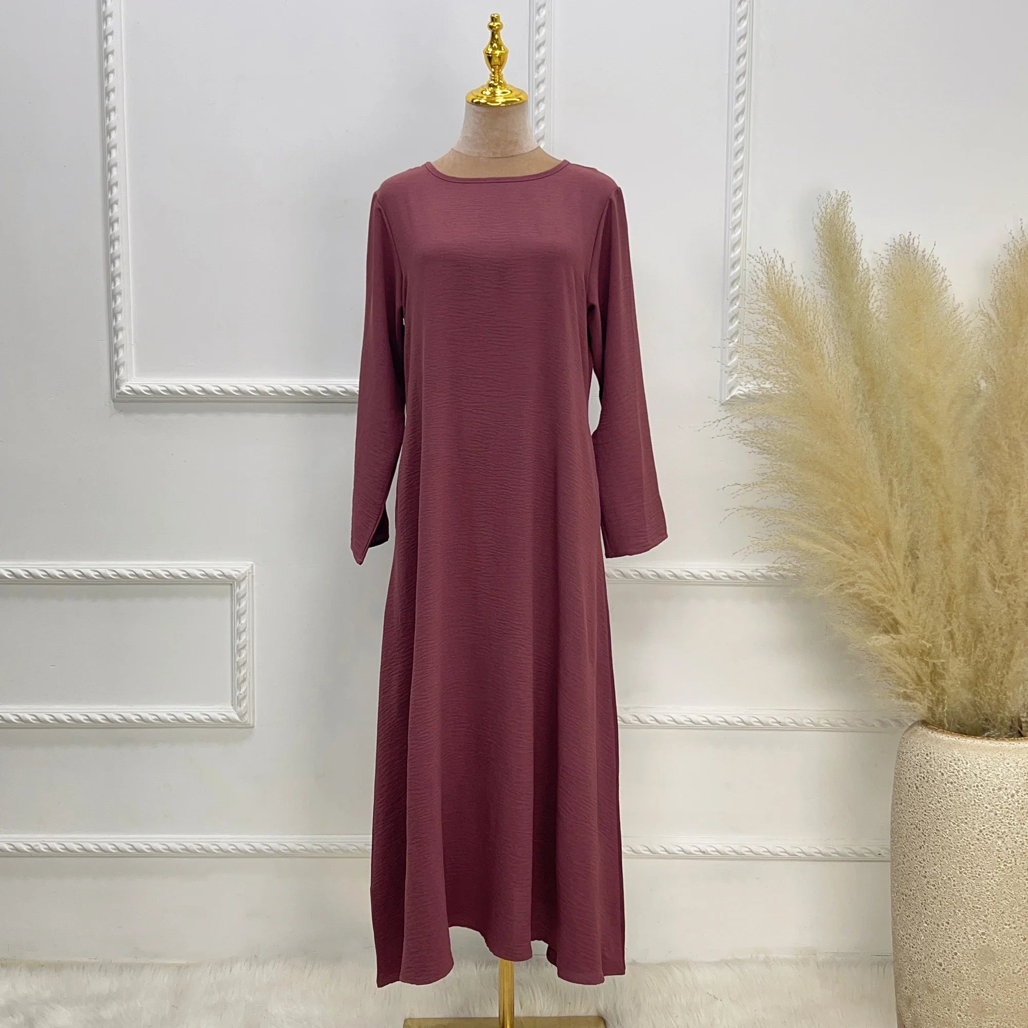 Loriya 2023 New Style Muslim Girls Abaya Islamic Clothing Modest Abaya Inner Dress