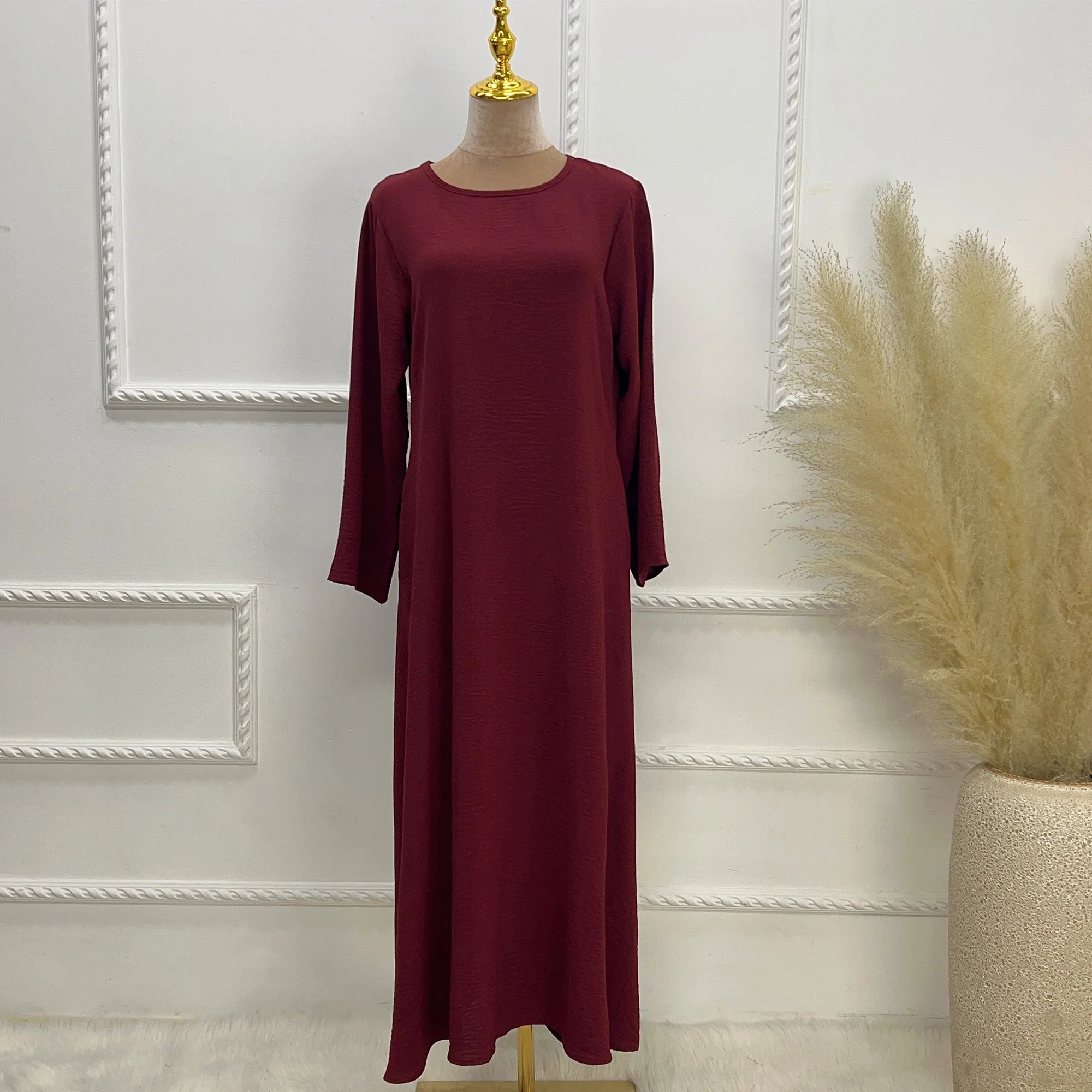 Loriya 2023 New Style Muslim Girls Abaya Islamic Clothing Modest Abaya Inner Dress