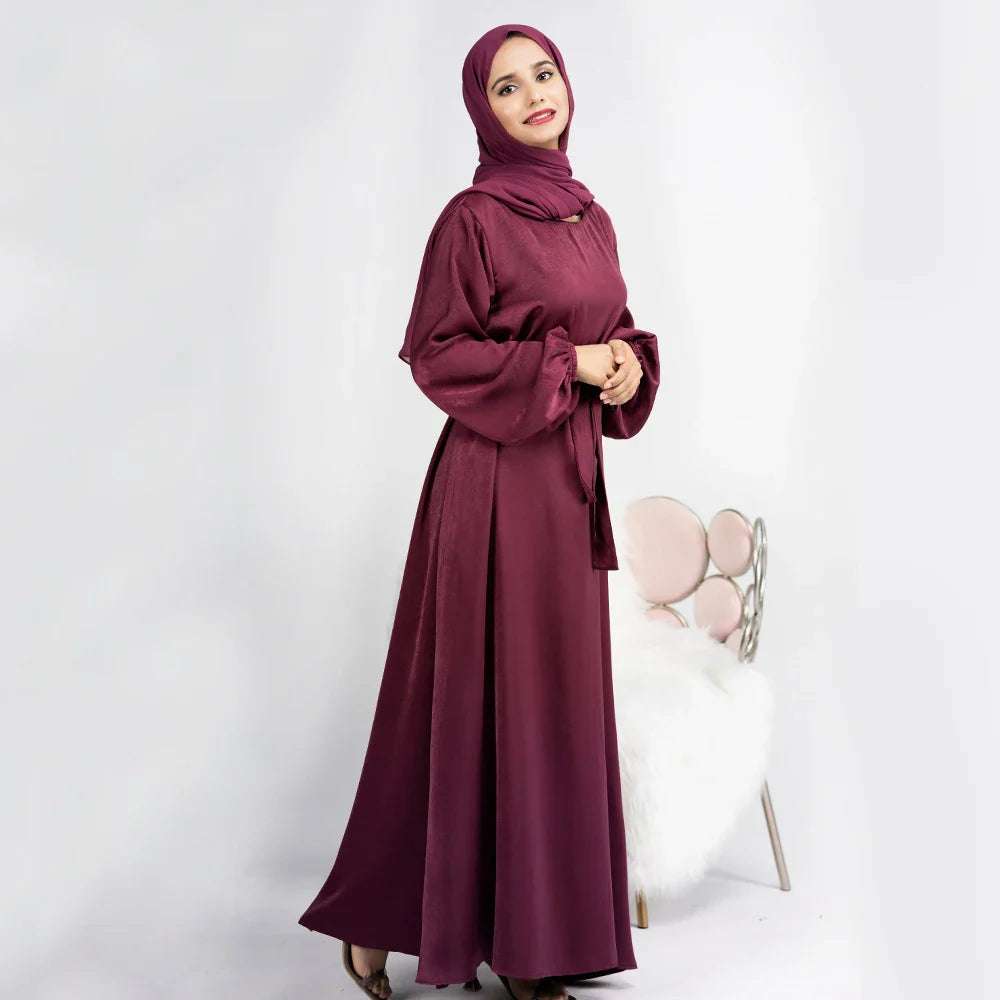 2023 Loriya Fashion Muslim Islamic Clothing Modest Dresses Simple Design Muslim Women Plain Abaya