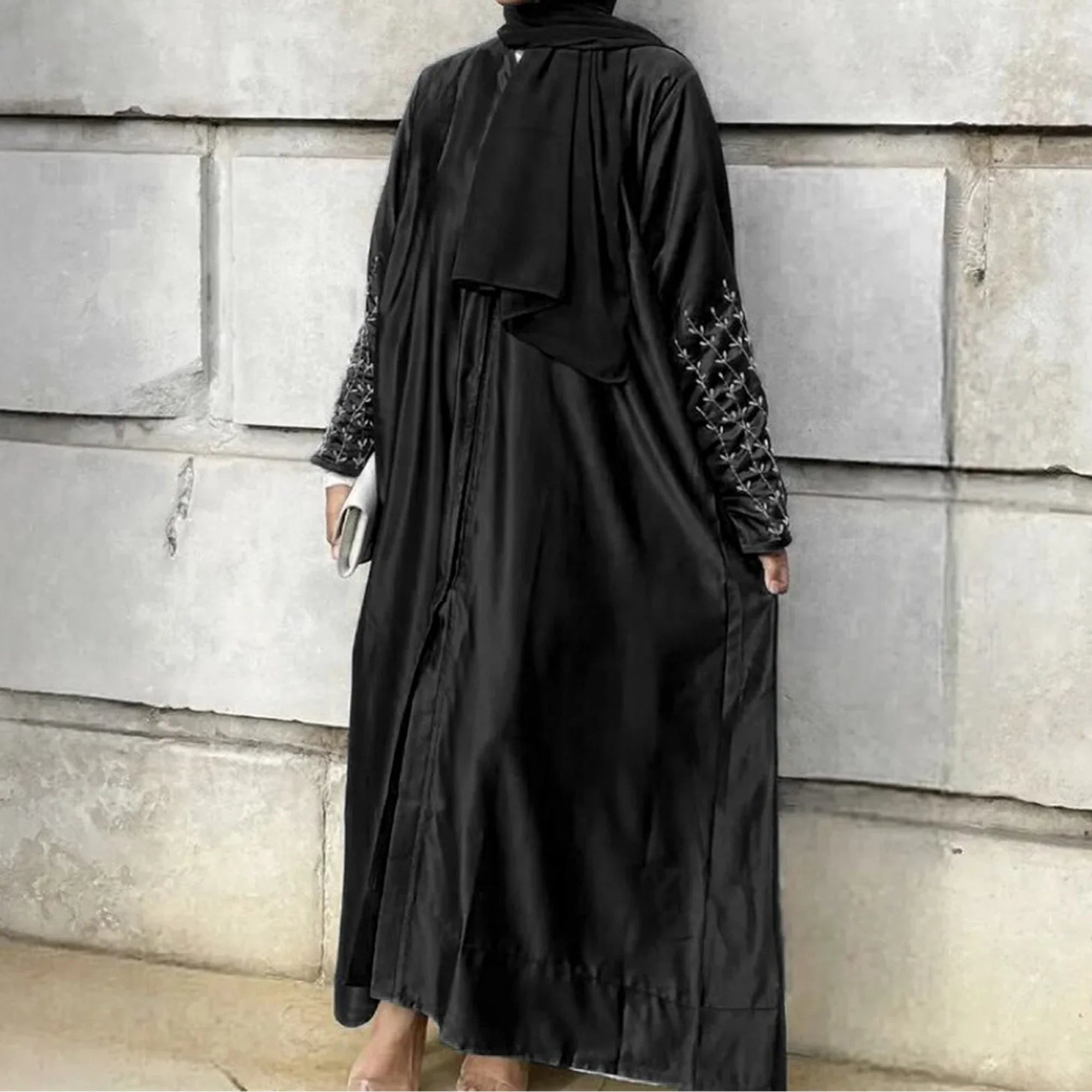 Fabricant Loriya Turquie Modeste Dubaï Abaya Abaya de luxe avec perles faites à la main Robe musulmane pour femmes 