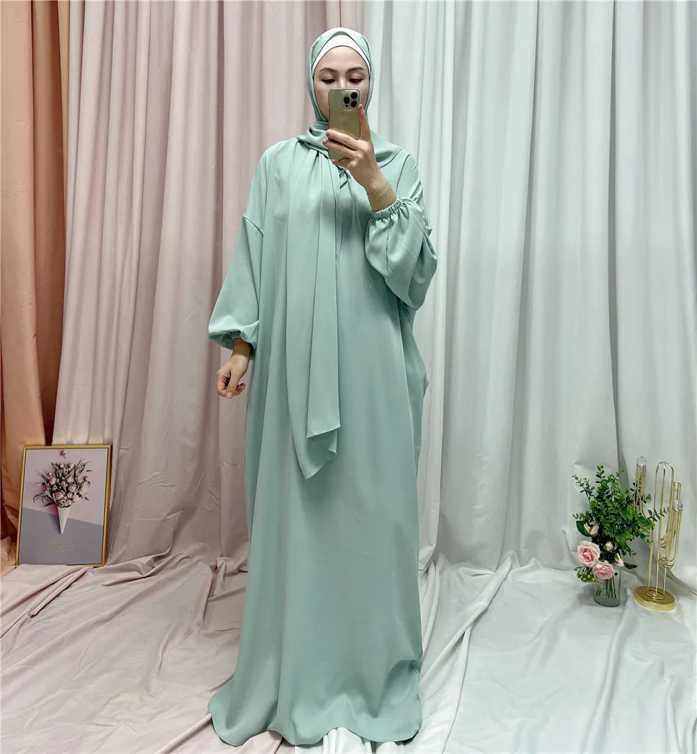 2023 Loriya Fashion islamic clothing  abaya for Women Muslim hoodie prayer abaya wholesale Modern fashion islamic jilbab abaya