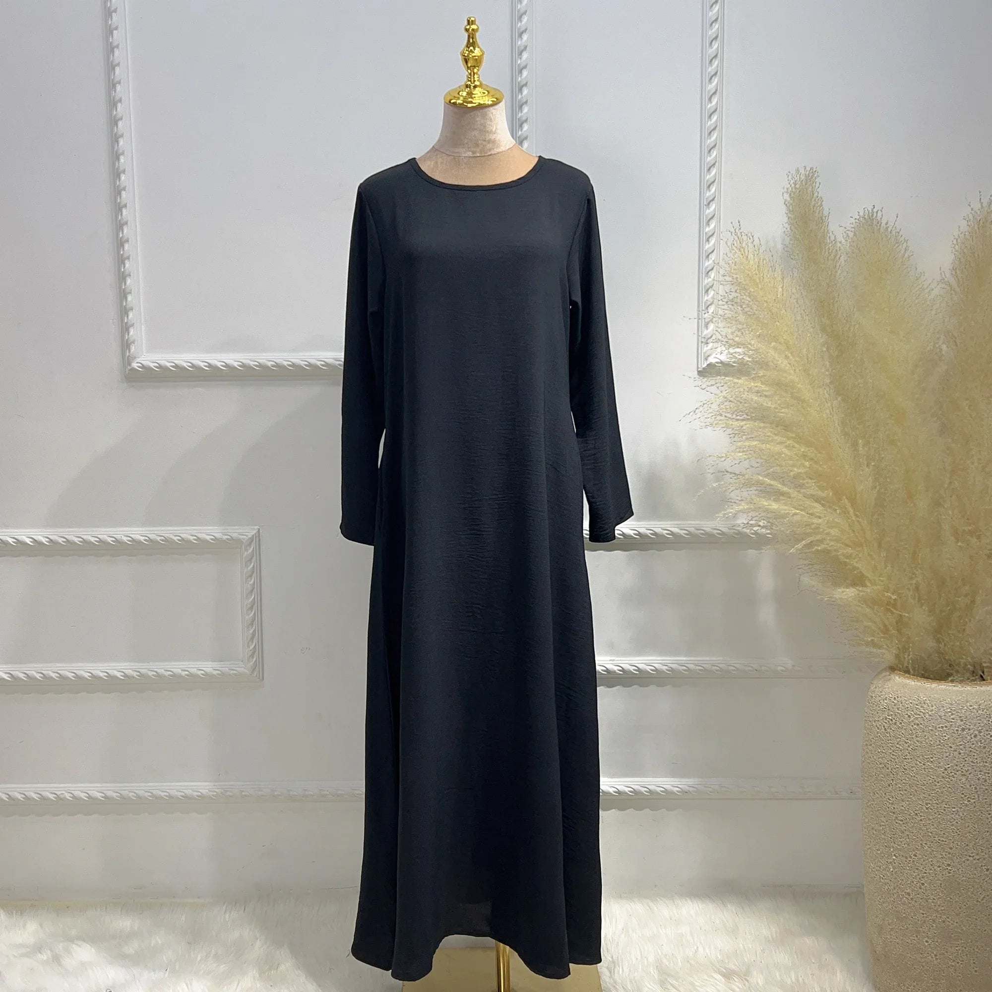 Loriya 2023 New Style Muslim Girls Abaya Islamic Clothing Modest Abaya Inner Dress