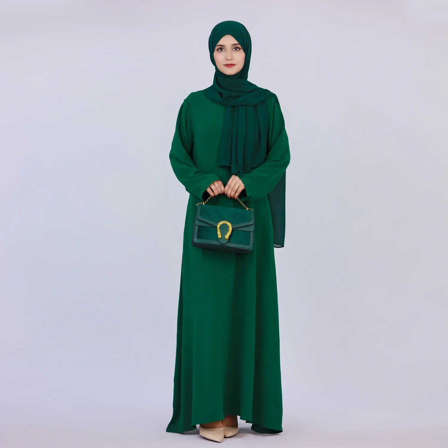 Loriya 2023 Nouveau Style Filles Musulmanes Abaya Vêtements Islamiques Femmes Robes Modestes Vêtements Musulmans Traditionnels Abaya 