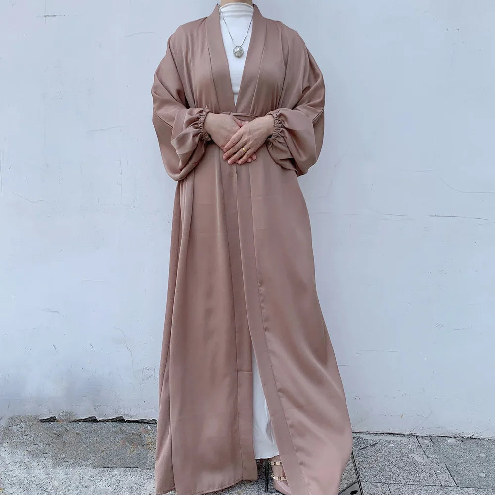 Dernières élégantes robes islamiques musulmanes devant ouvert Abaya pour les jeunes femmes musulmanes robe islamique 