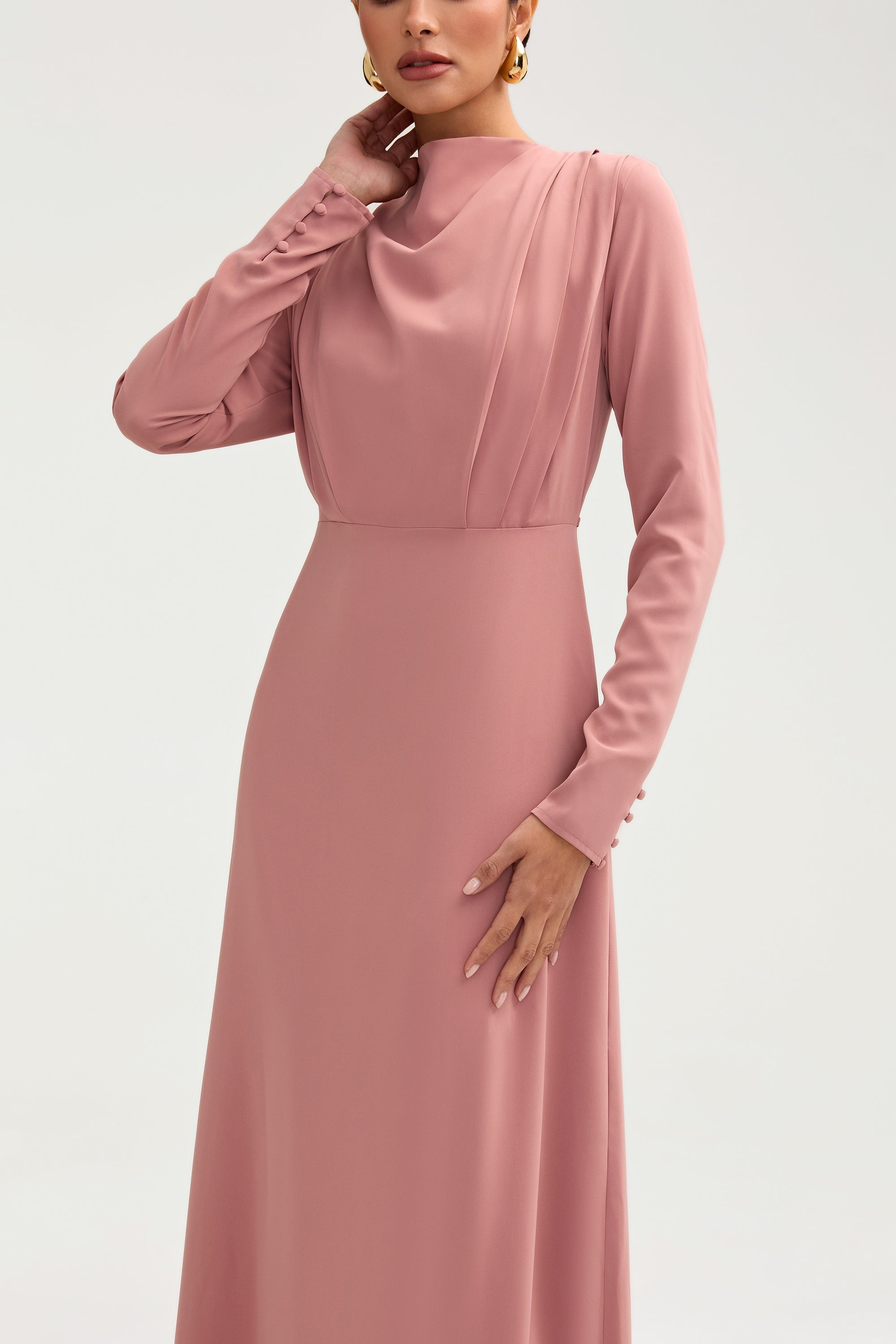 Abrar Maxi Dress - Blush Clothing Veiled 