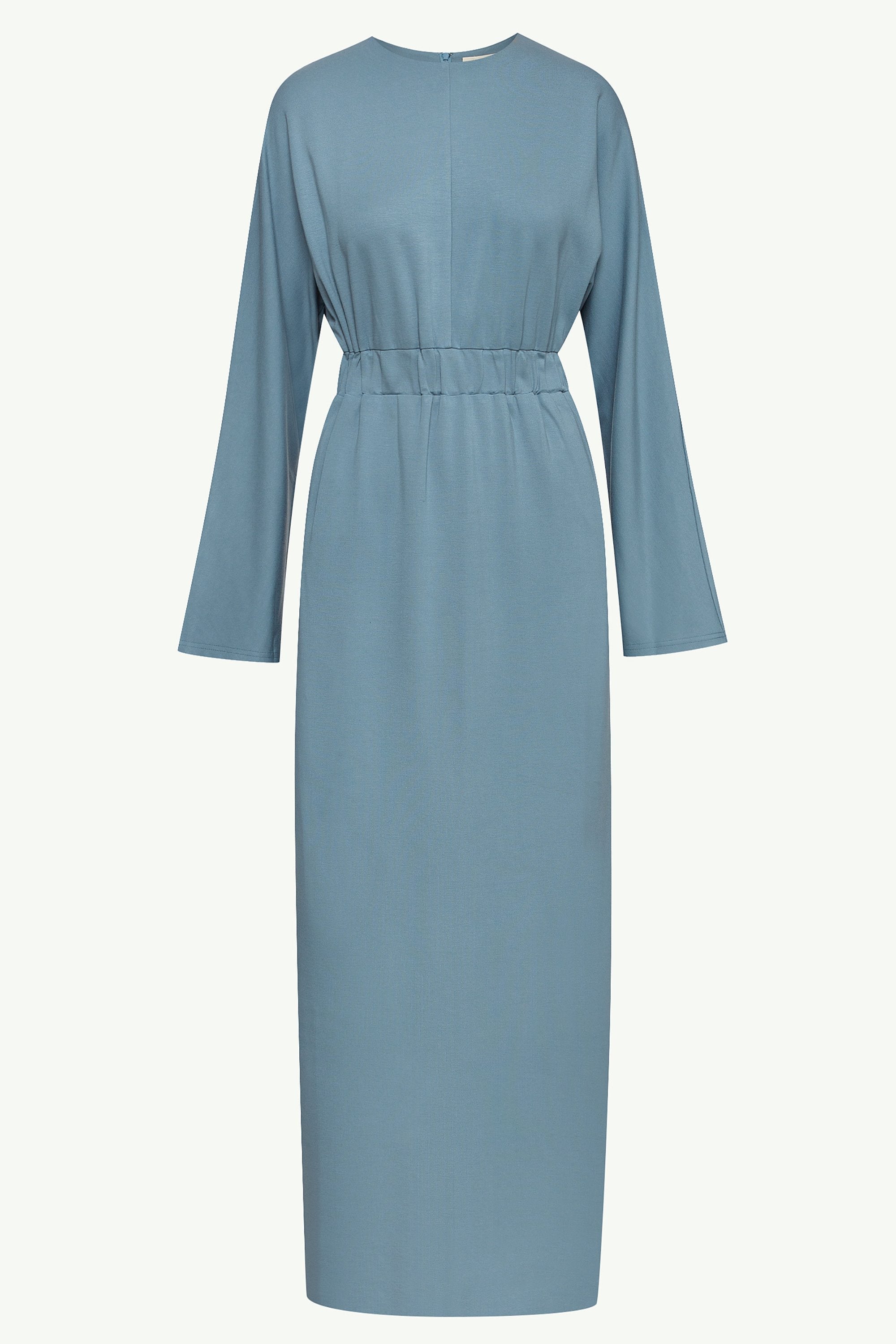 Adelynn Jersey Batwing Maxi Dress - Powder Blue Clothing Veiled 