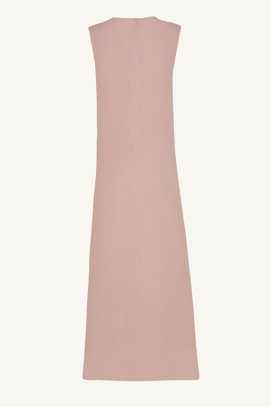 Azka Sleeveless Linen Maxi Dress - Dusty Pink Clothing Veiled Collection 