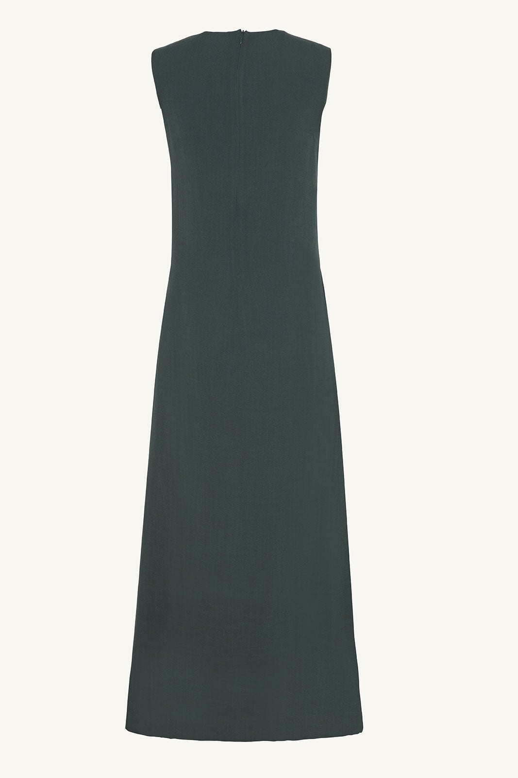 Azka Sleeveless Linen Maxi Dress - Teal Clothing Veiled Collection 