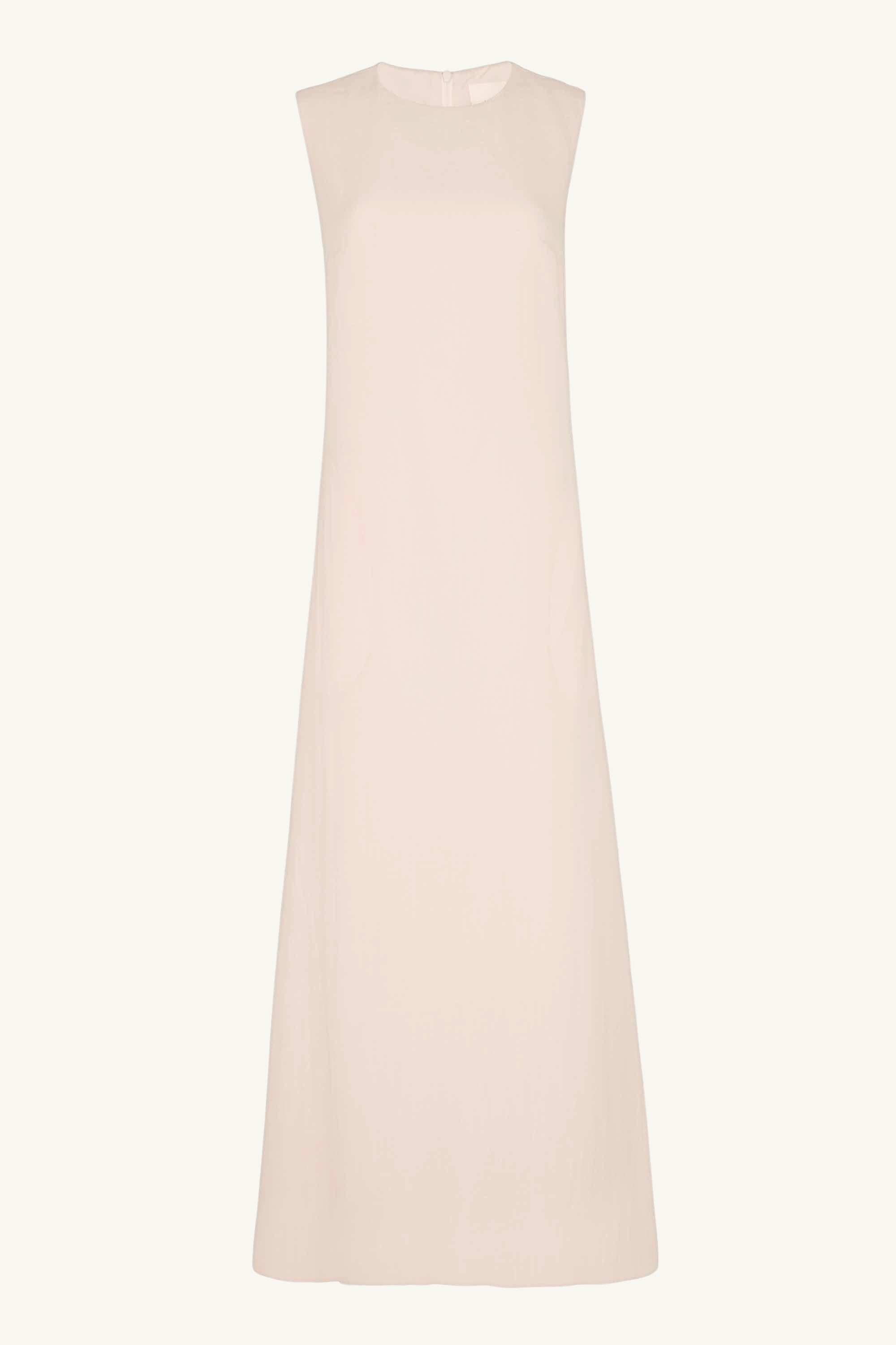 Azka Sleeveless Maxi Dress - Unbleached Dresses Veiled 