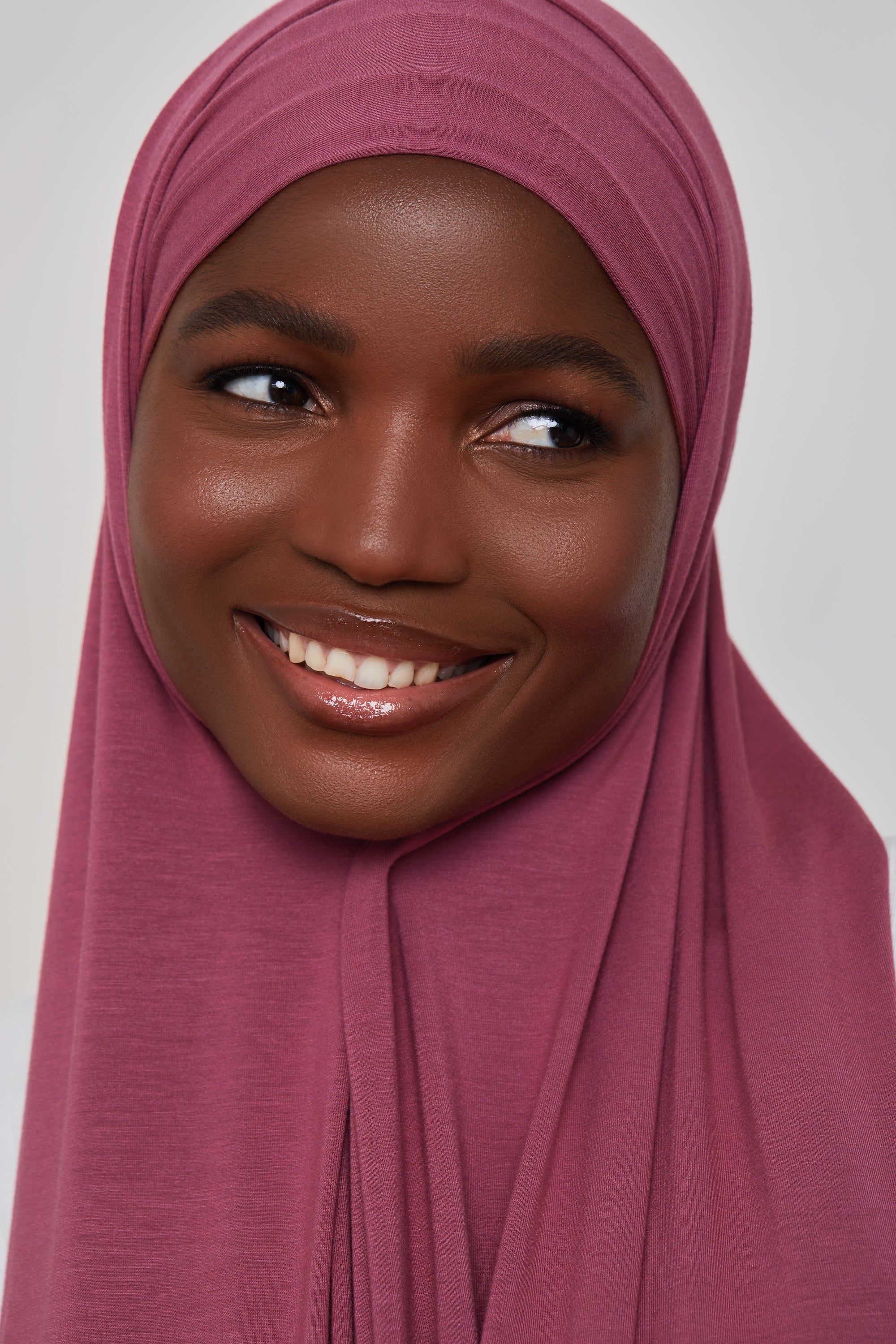 Bamboo Jersey Hijab - Dry Rose Veiled 