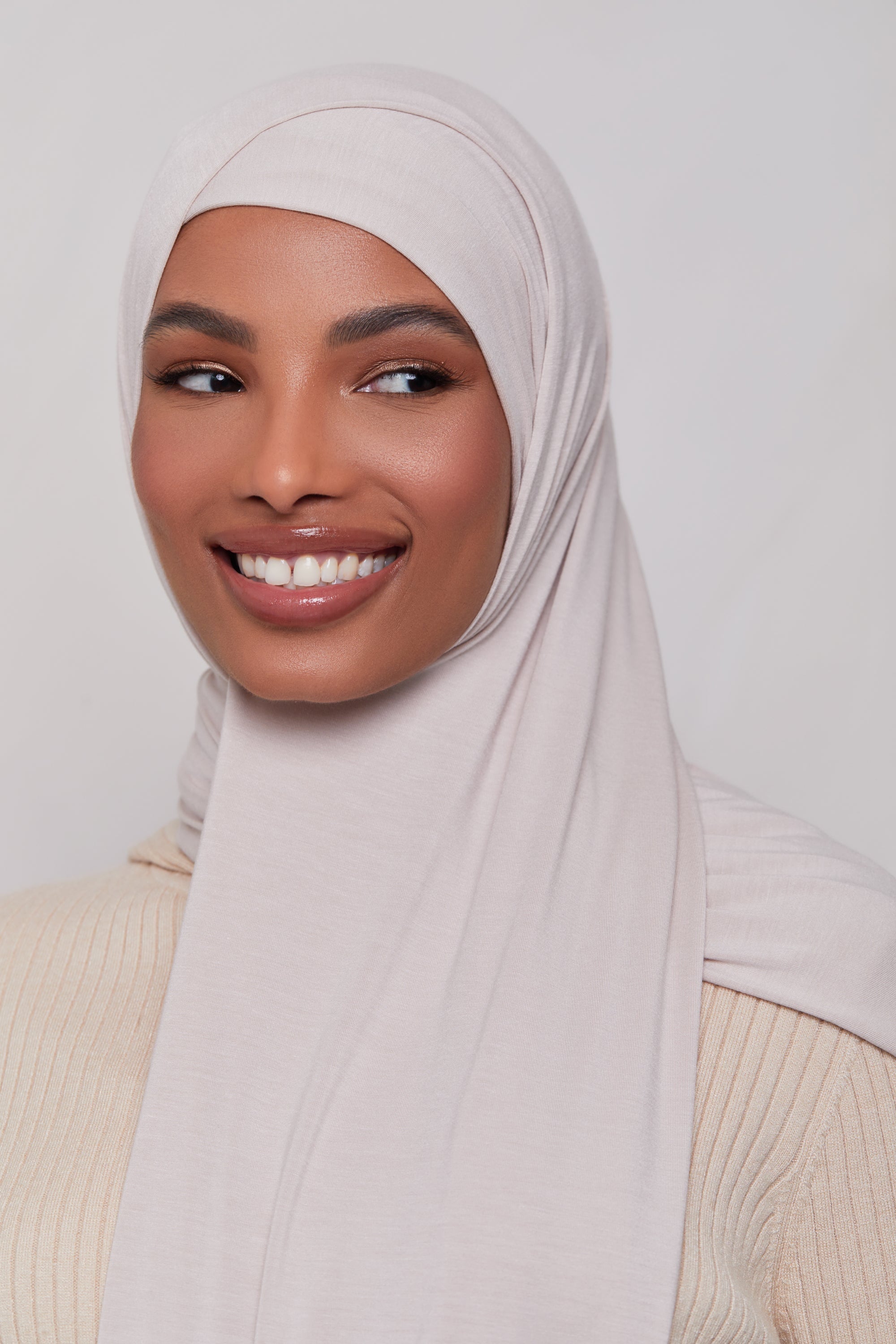 Bamboo Jersey Hijab - Sand Veiled 