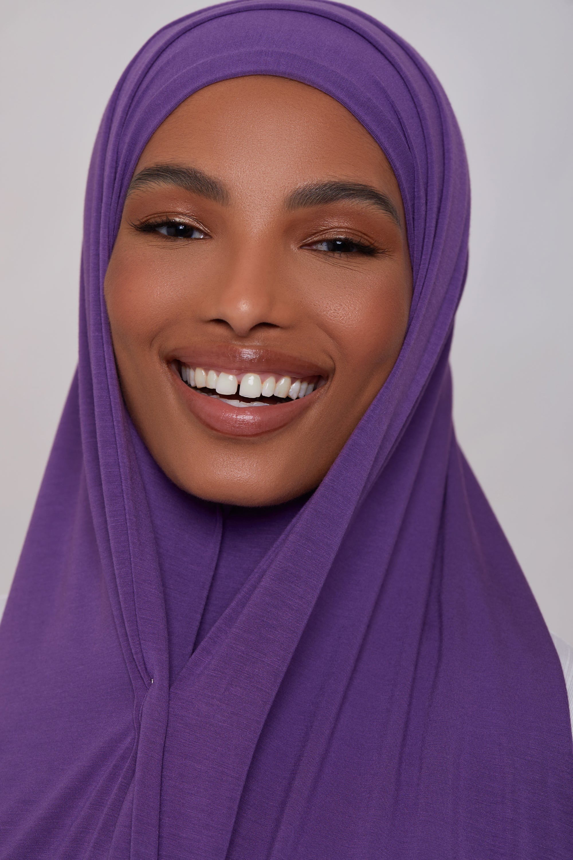 Bamboo Jersey Hijab - Spiced Plum Veiled 