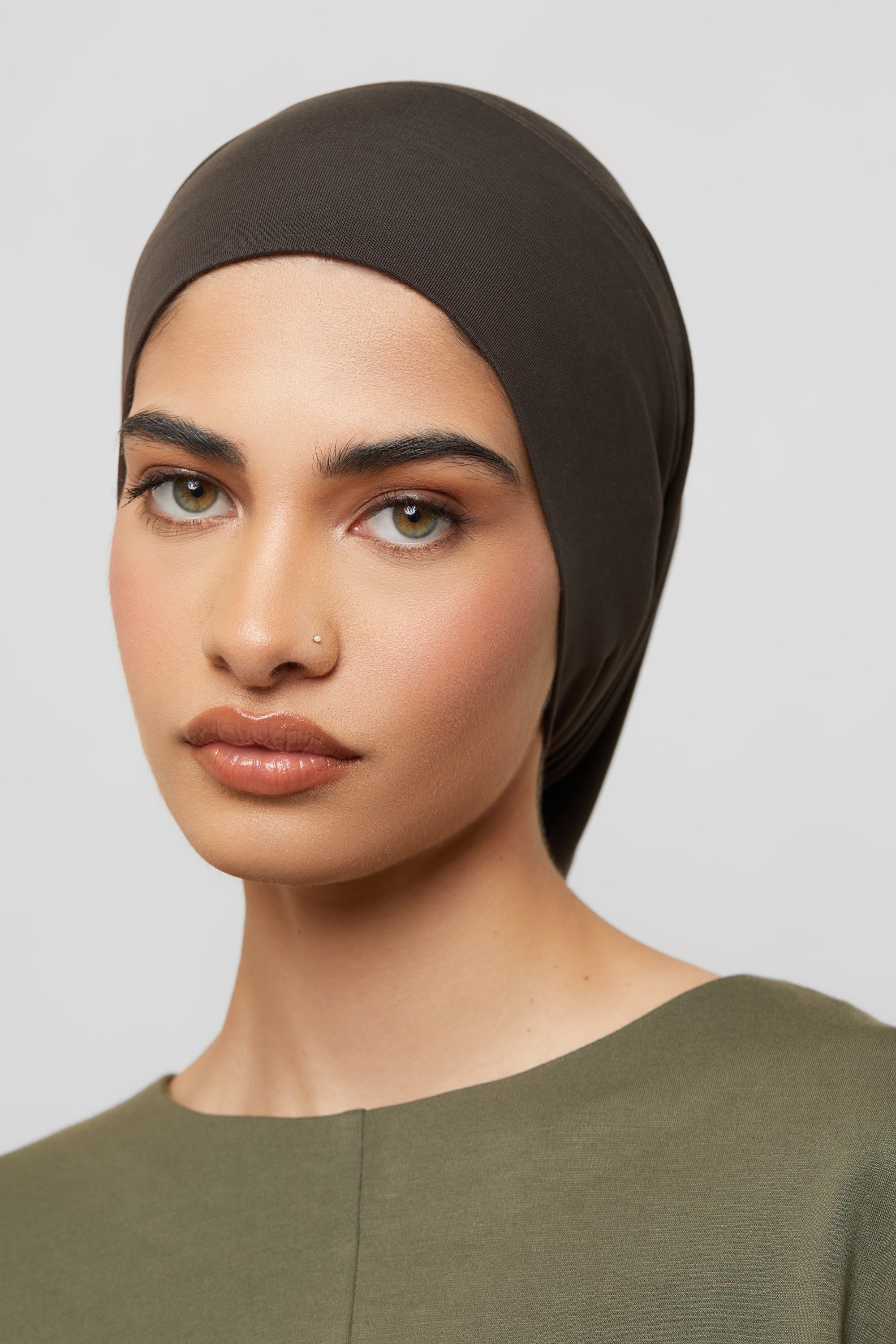 Bamboo Jersey Undercap - Java Veiled 