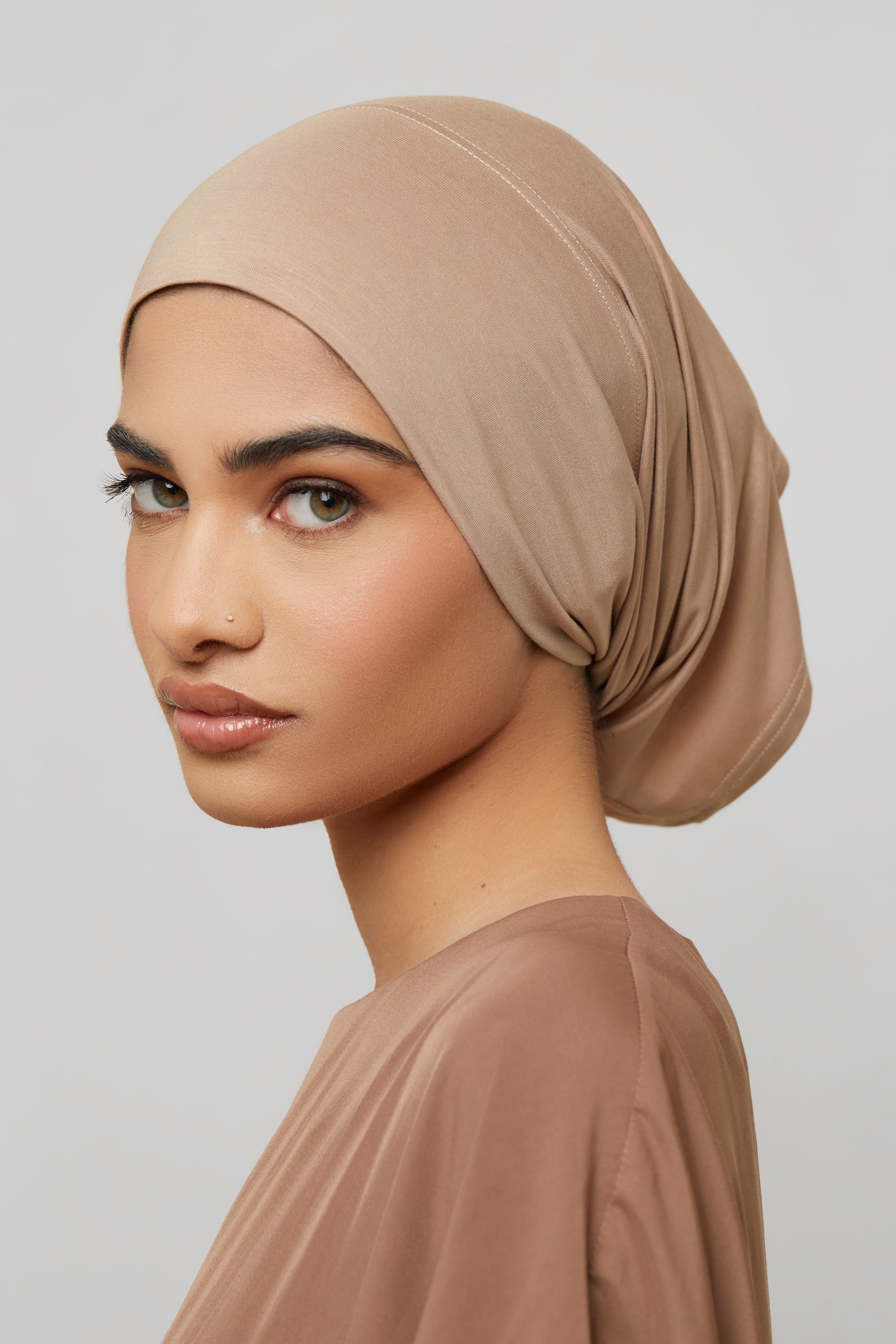 Bamboo Jersey Undercap - Natural Veiled 