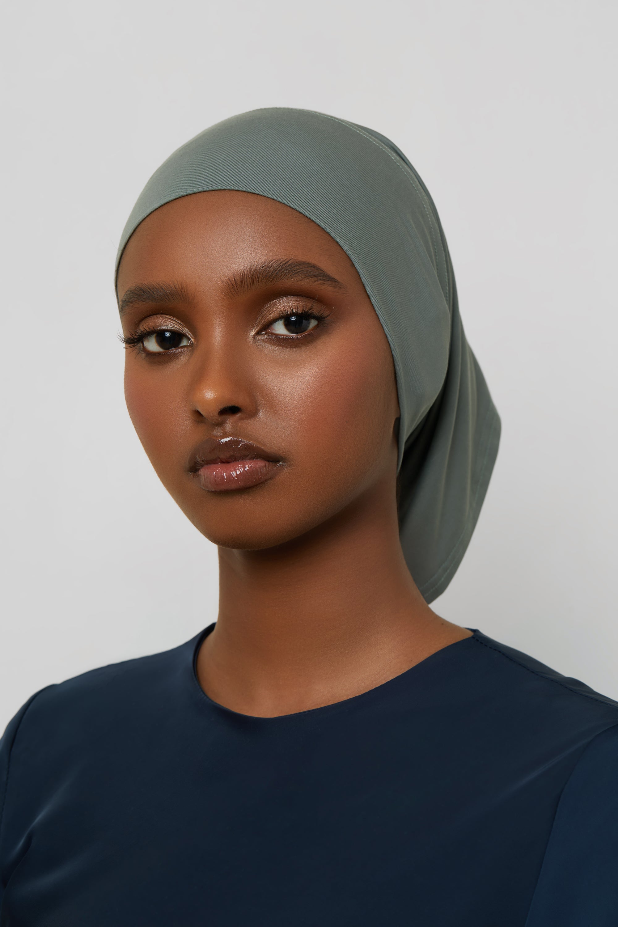 Bamboo Jersey Undercap - Sedona Sage Veiled 