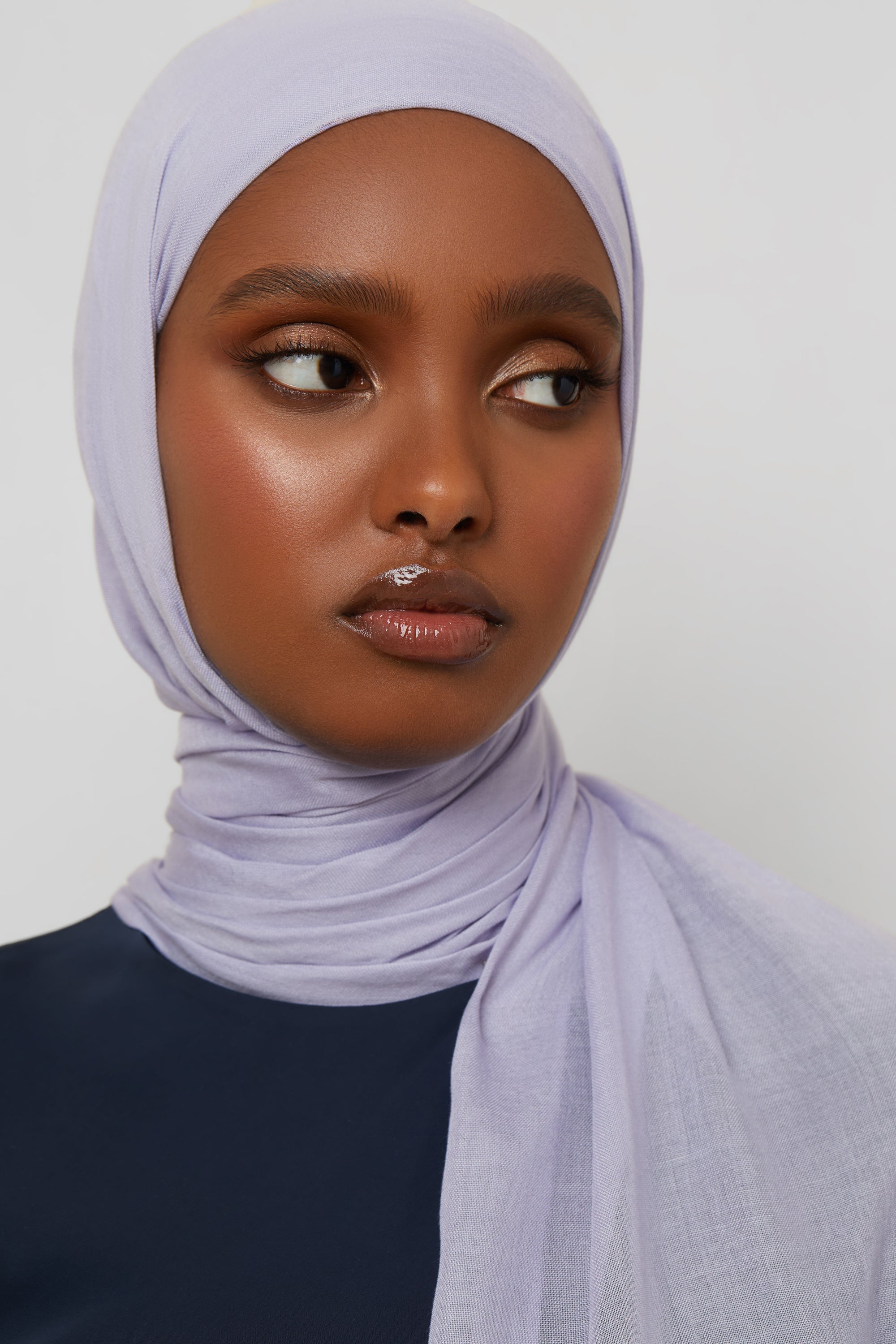 Bamboo Woven Hijab - Lavender Veiled 