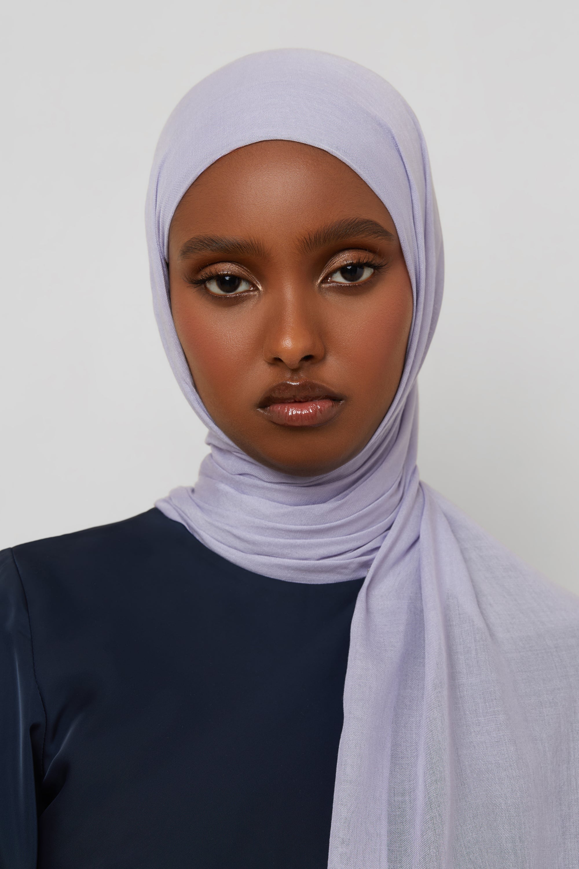 Bamboo Woven Hijab - Lavender Veiled 