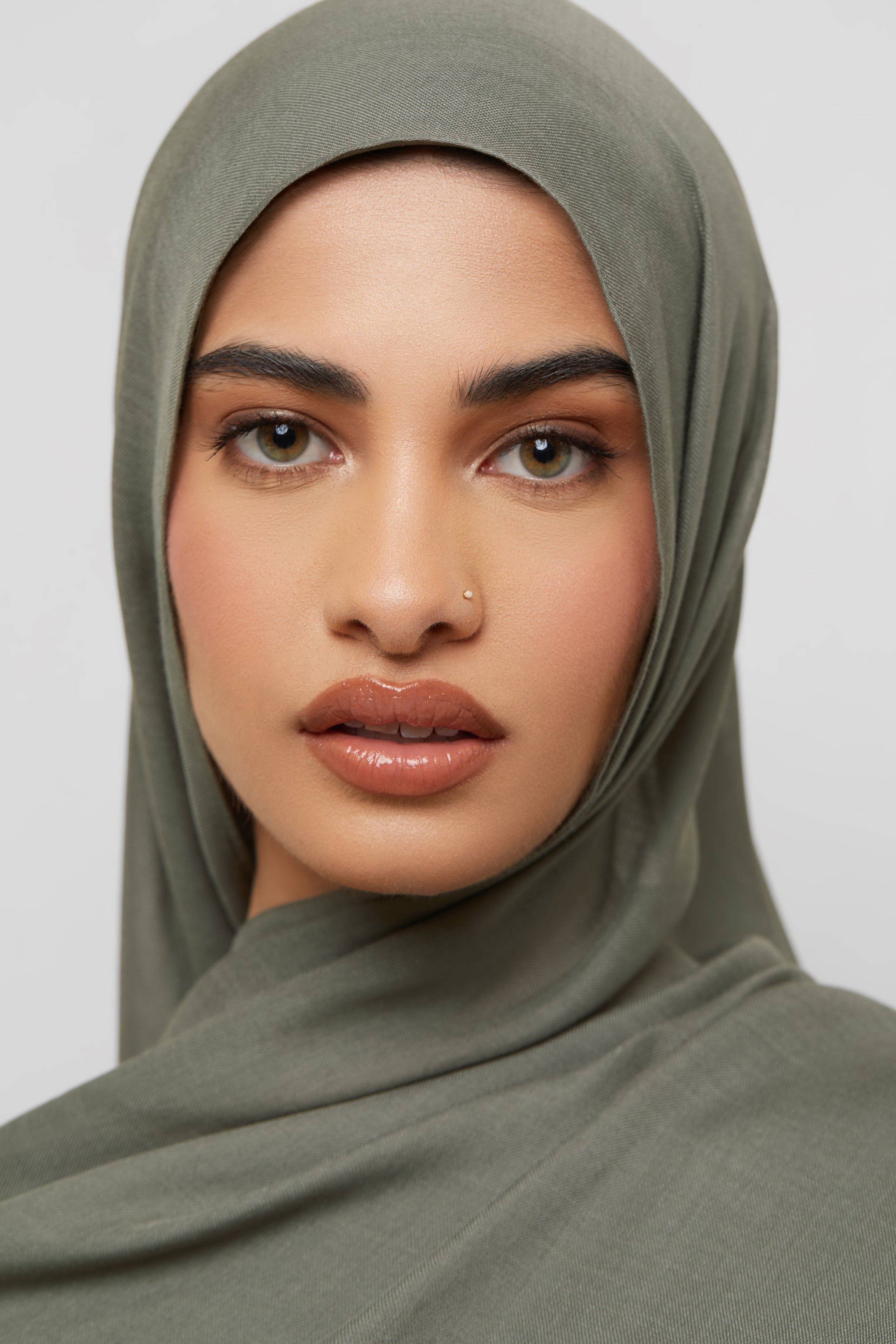 Bamboo Woven Hijab - Muted Basel Veiled 