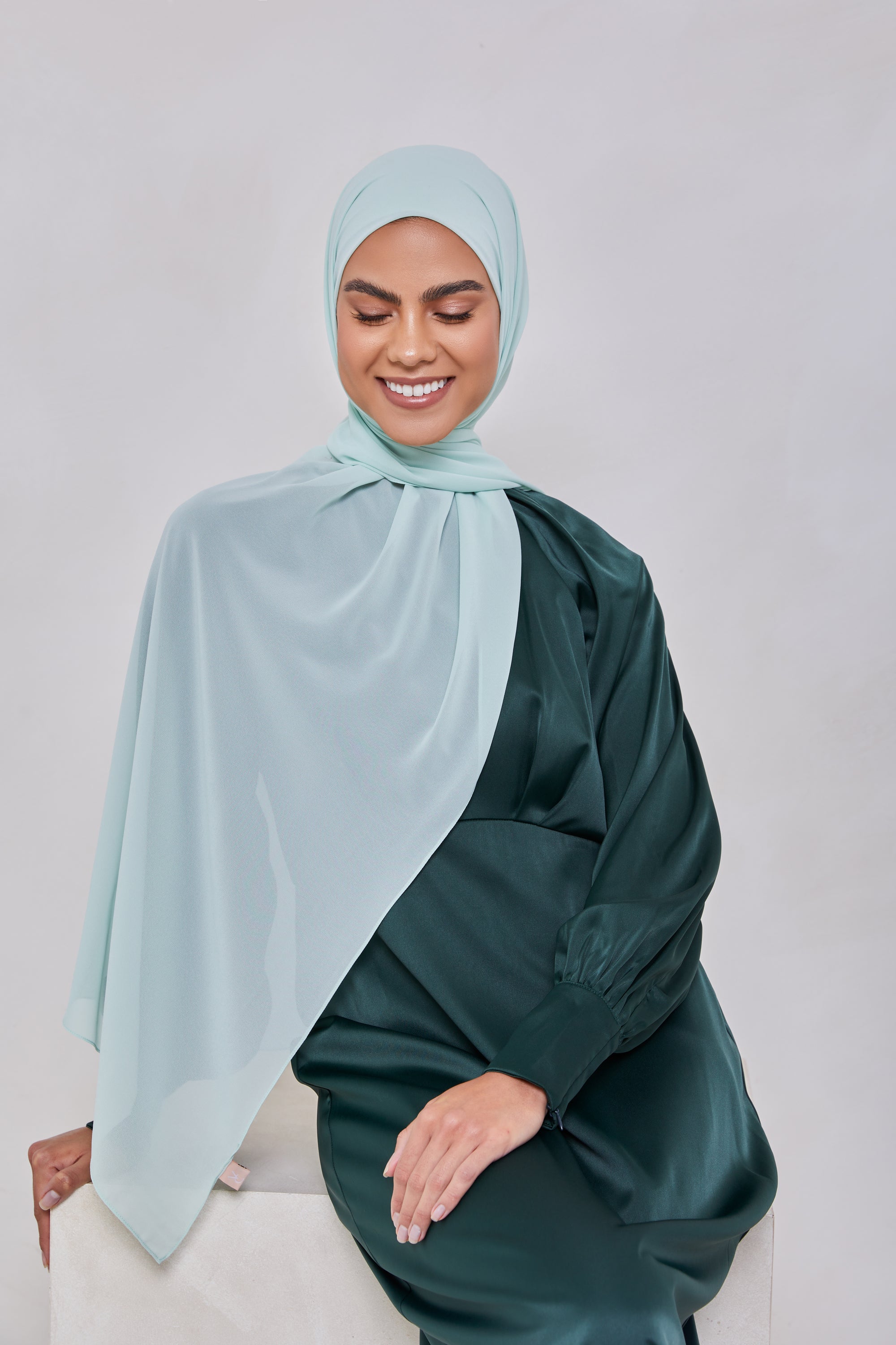 Chiffon LITE Hijab - Aloe Leaf Veiled Collection 