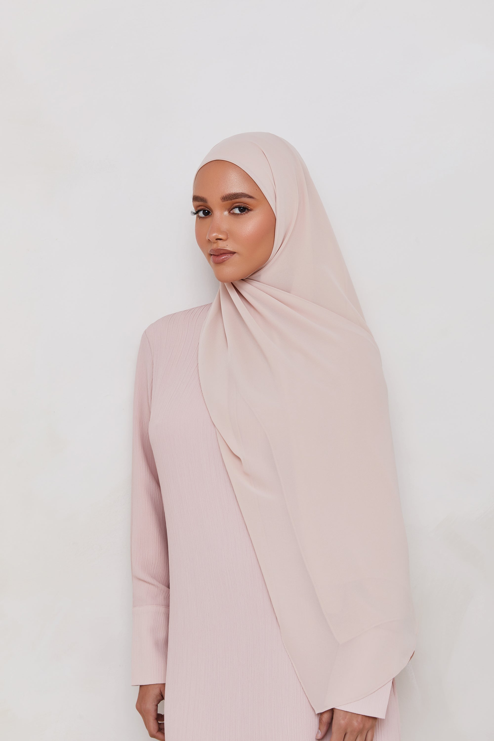 Chiffon LITE Hijab - Mushroom Veiled 