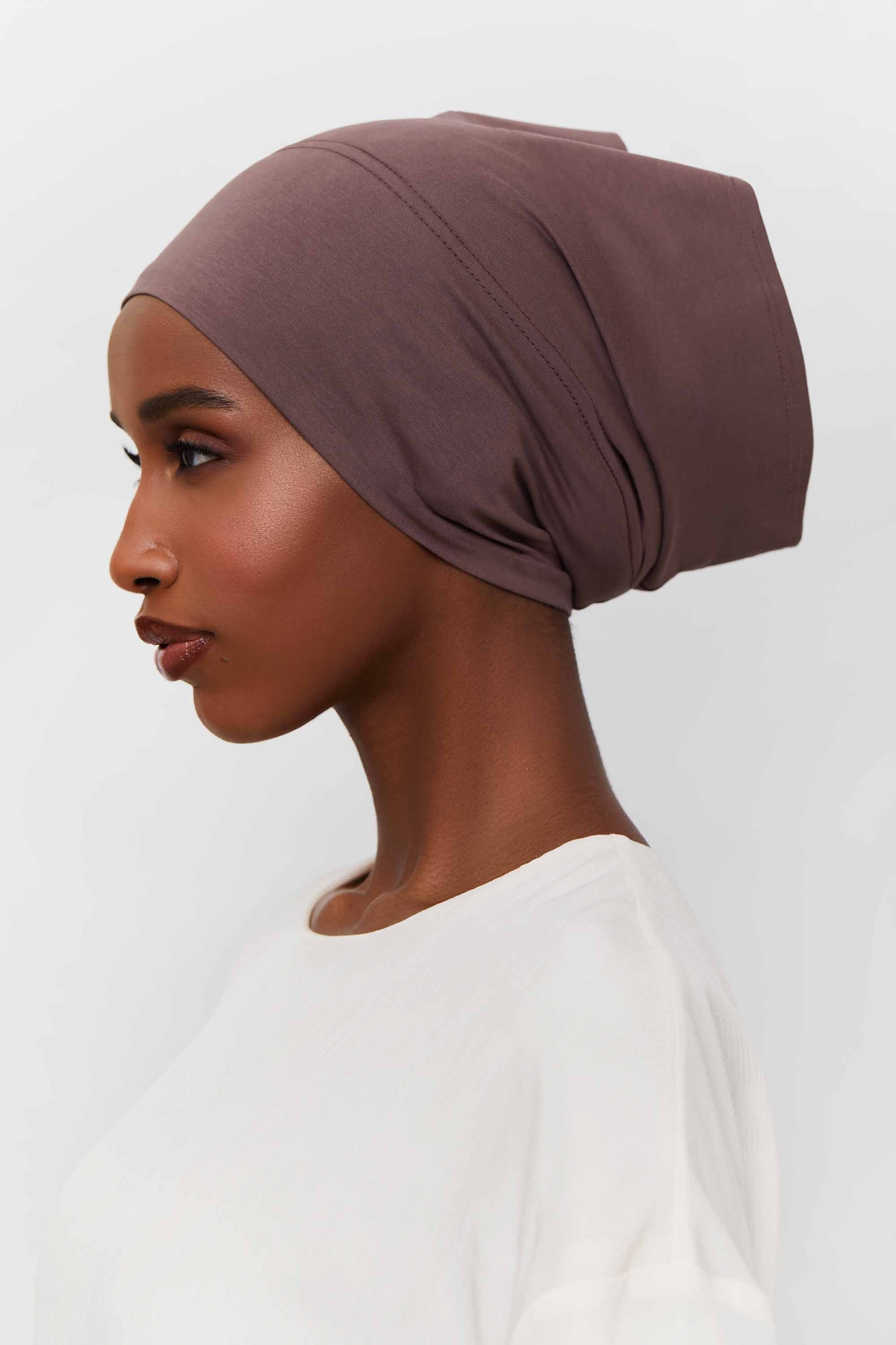 Cotton Undercap - Dark Taupe Extra Small Accessories Veiled Collection 