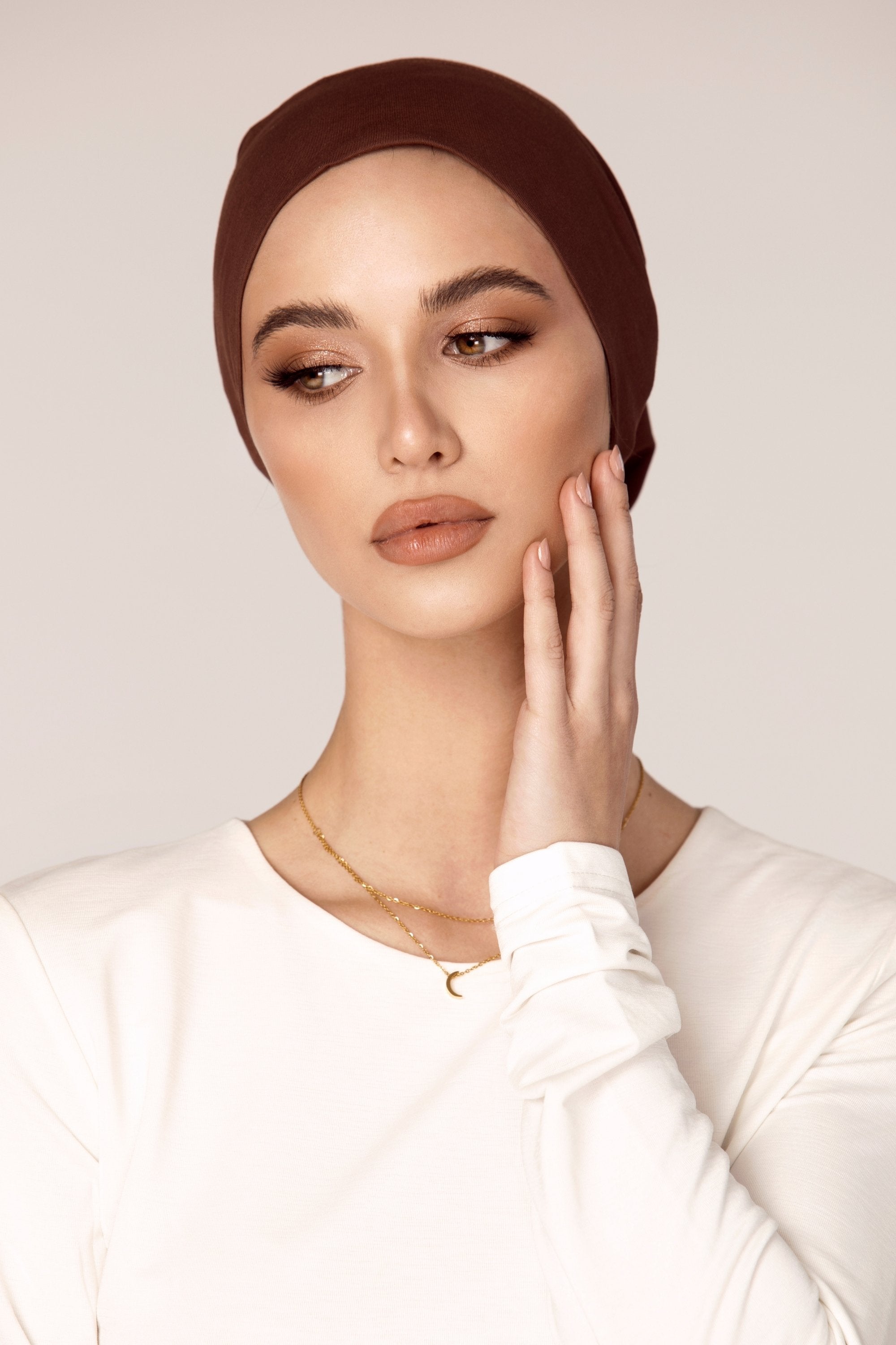 Cotton Undercap - Nutmeg Veiled Collection 