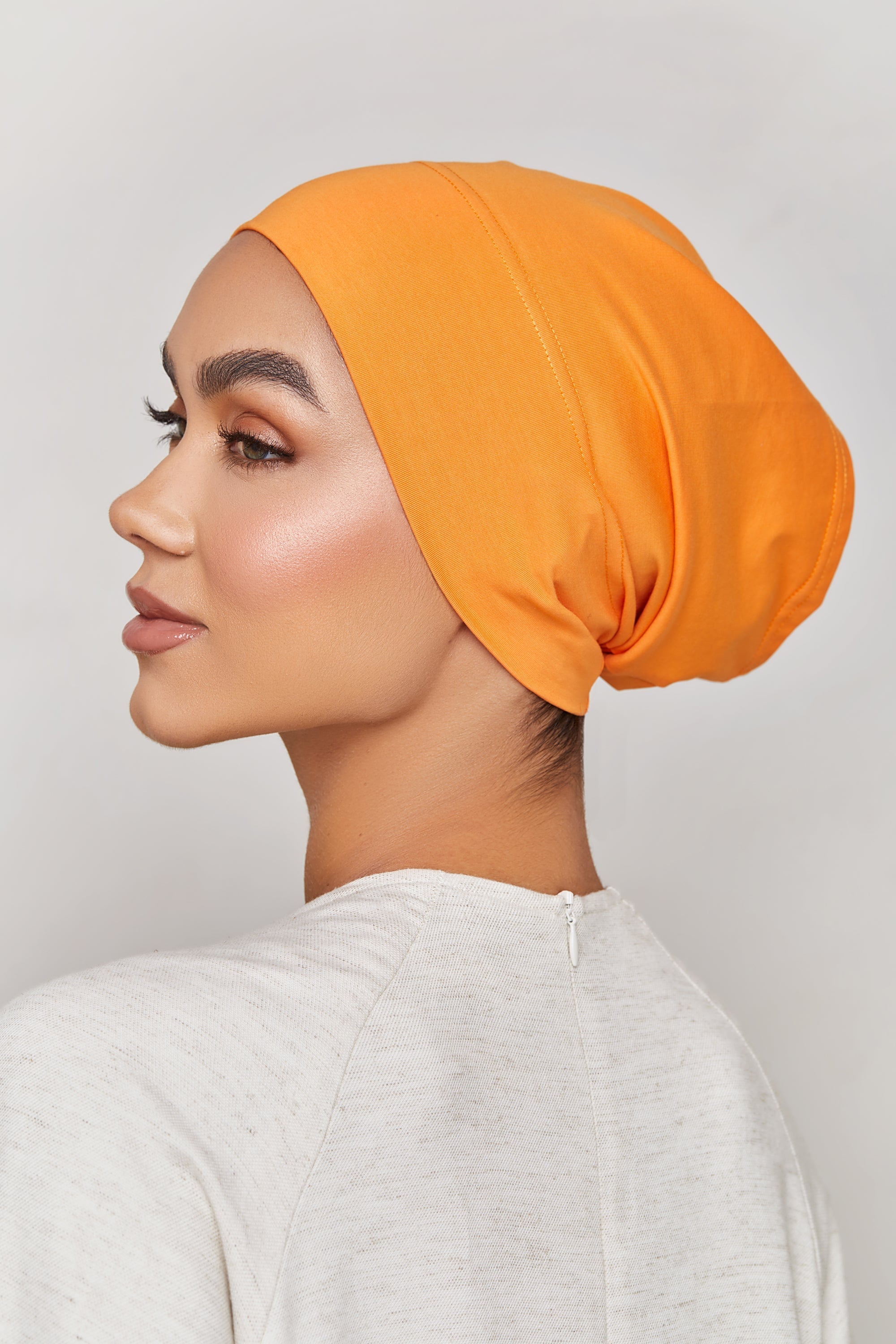 Cotton Undercap - Tangerine Veiled Collection 