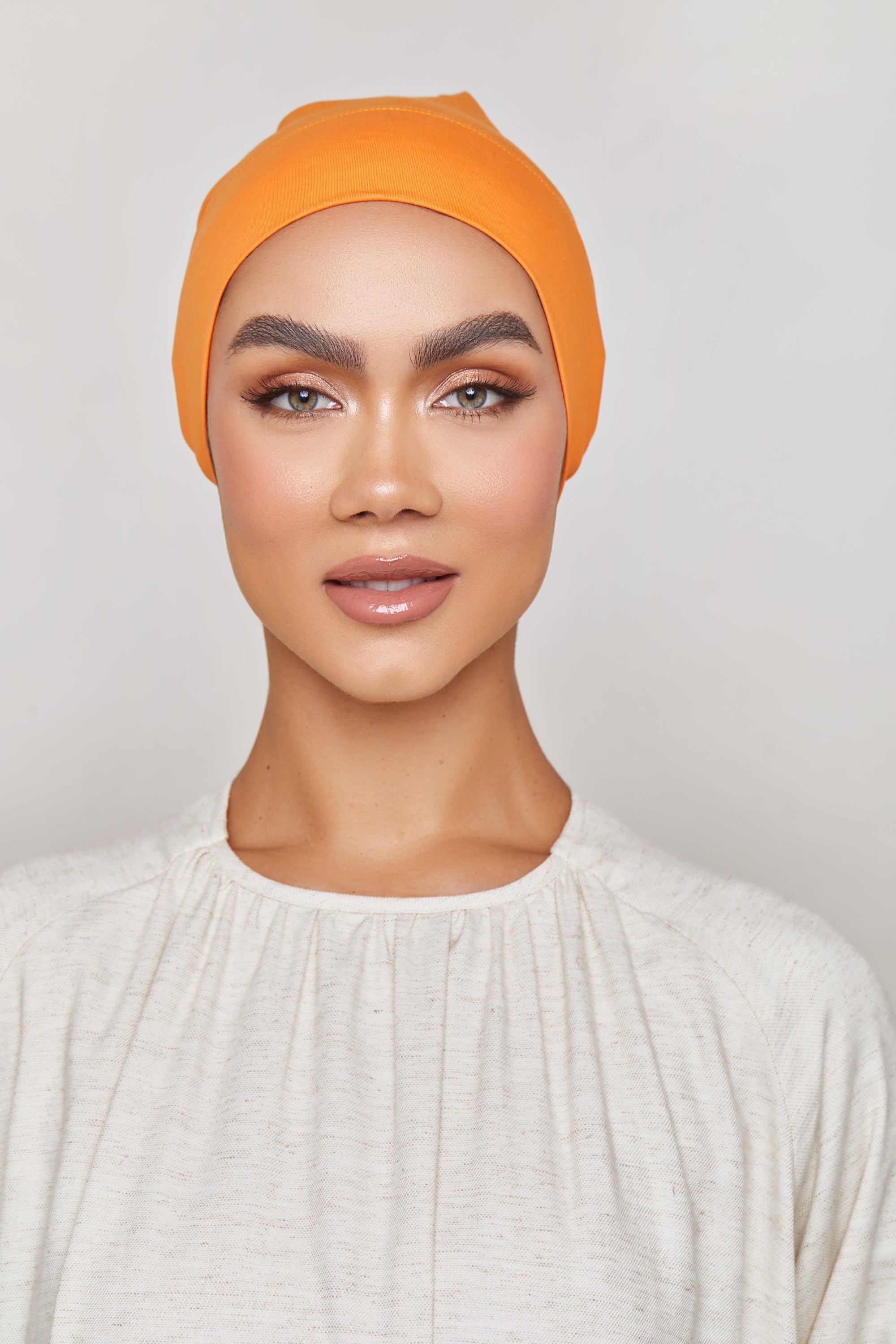 Cotton Undercap - Tangerine Veiled Collection 