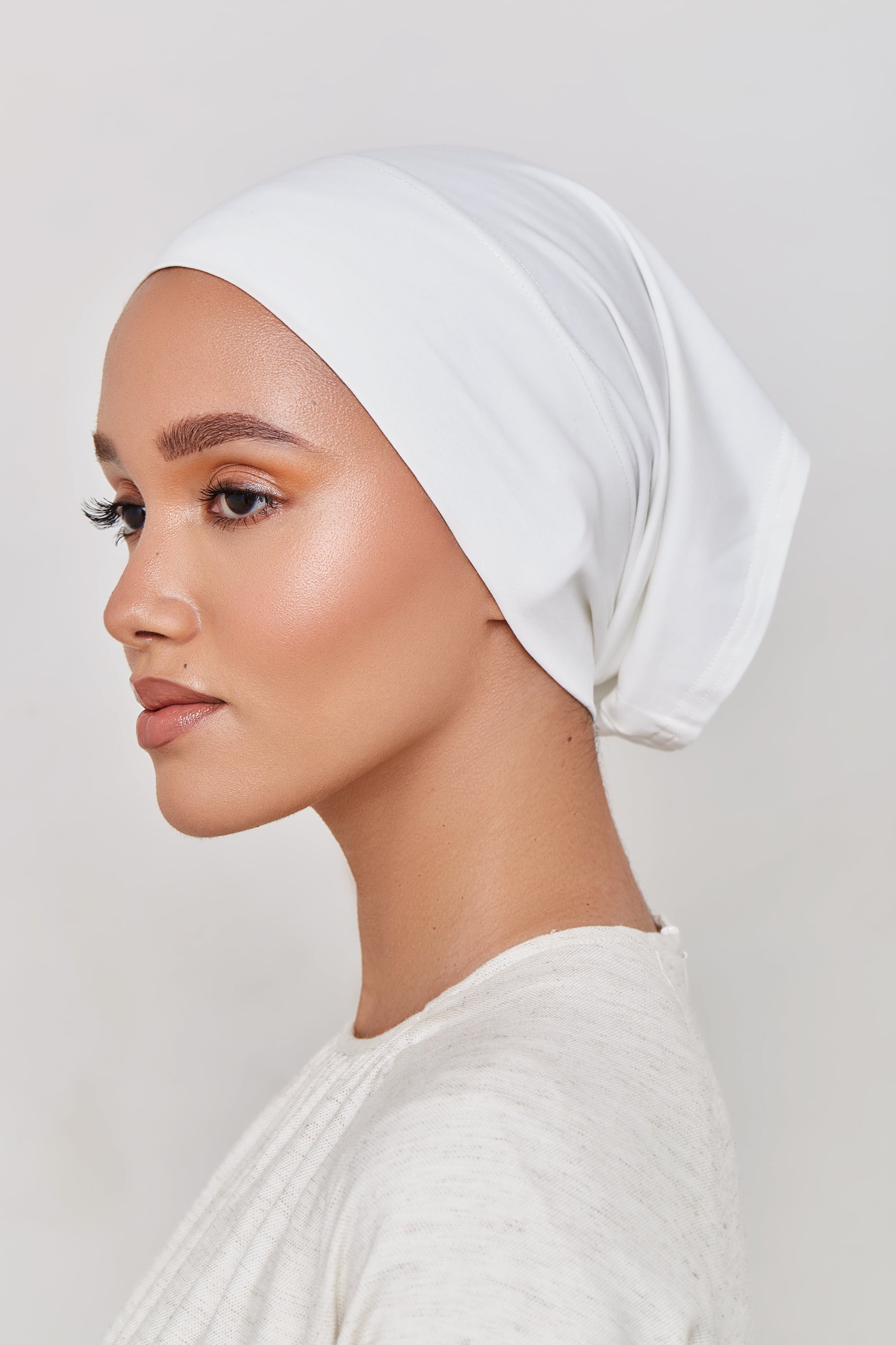 Cotton Undercap - White Veiled Collection 