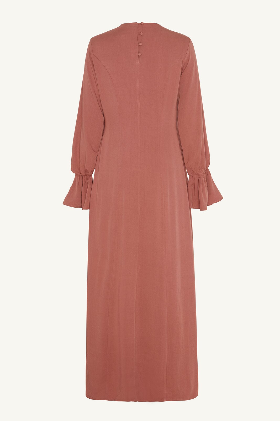 Deanna Button Front Maxi Dress - Rosewood Clothing Veiled 