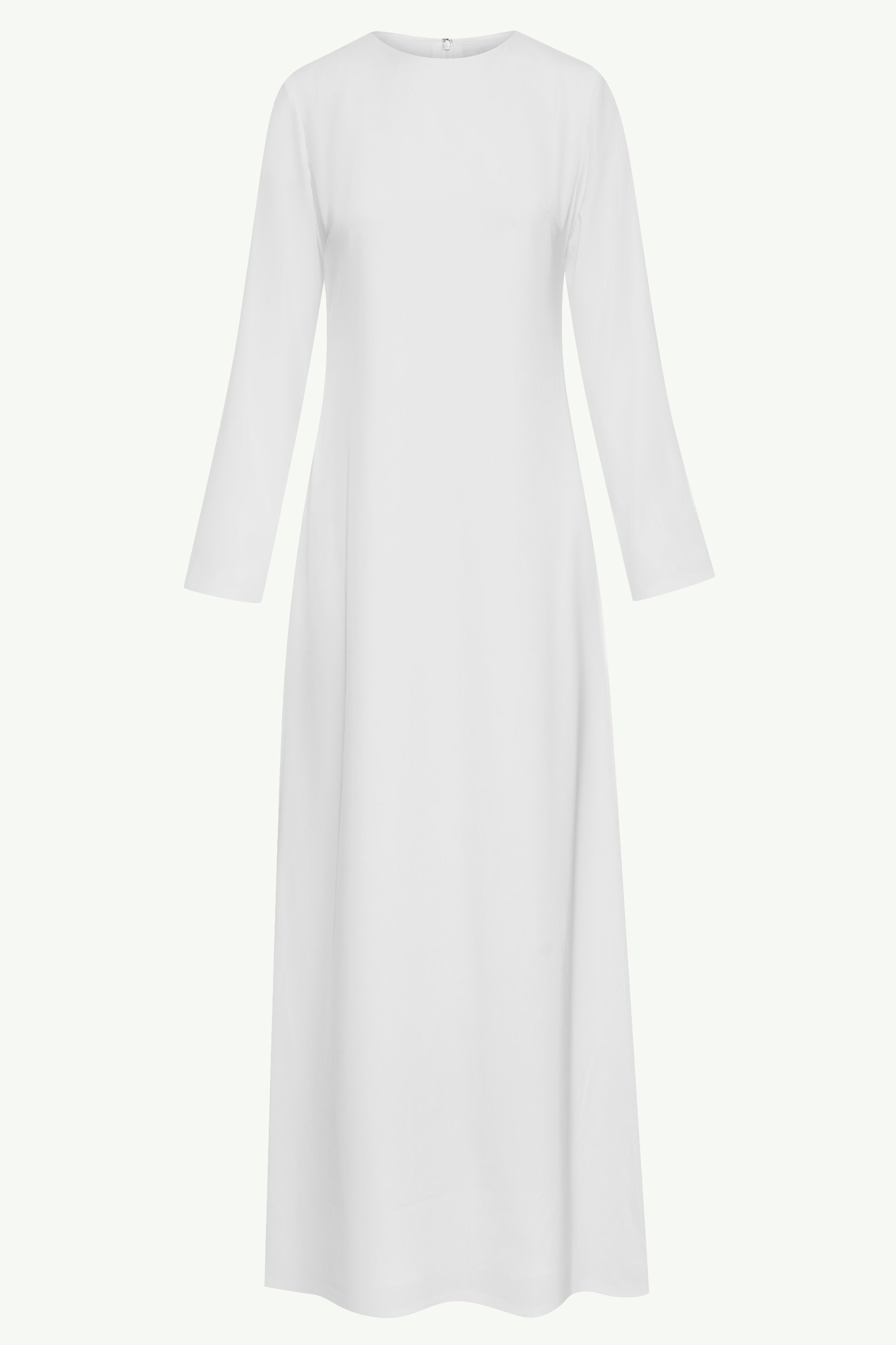 Essential Inner Slip Satin Maxi Dress - White Clothing Veiled 