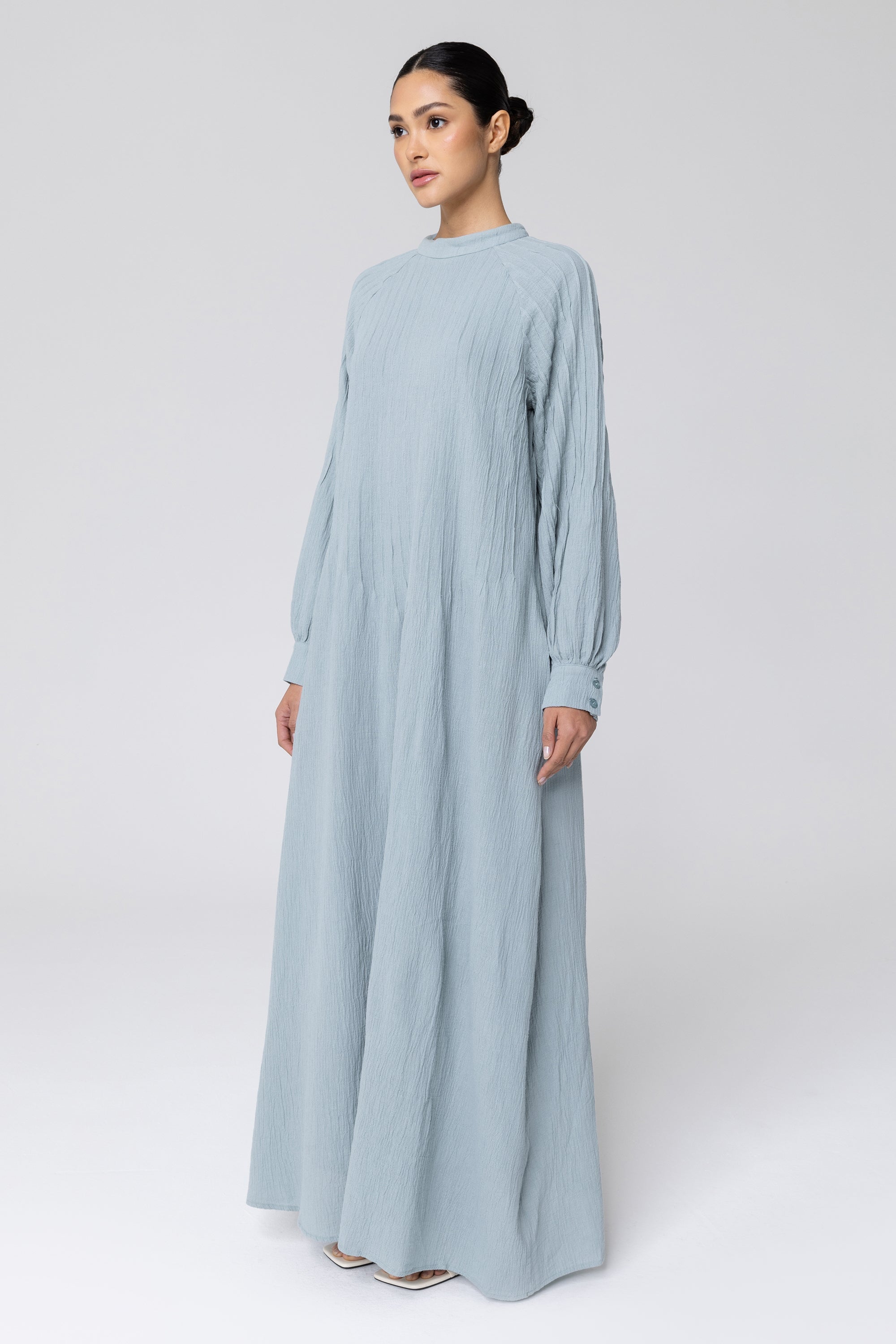 Hanifa Balloon Sleeve Maxi Dress - Stillwater Veiled Collection 