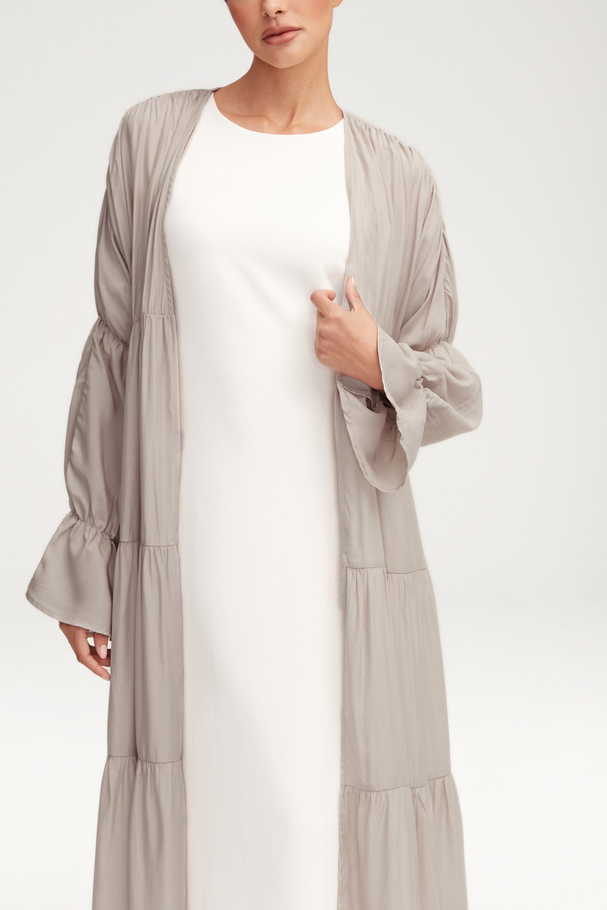 Malika Open Abaya - Cloud Clothing Veiled 